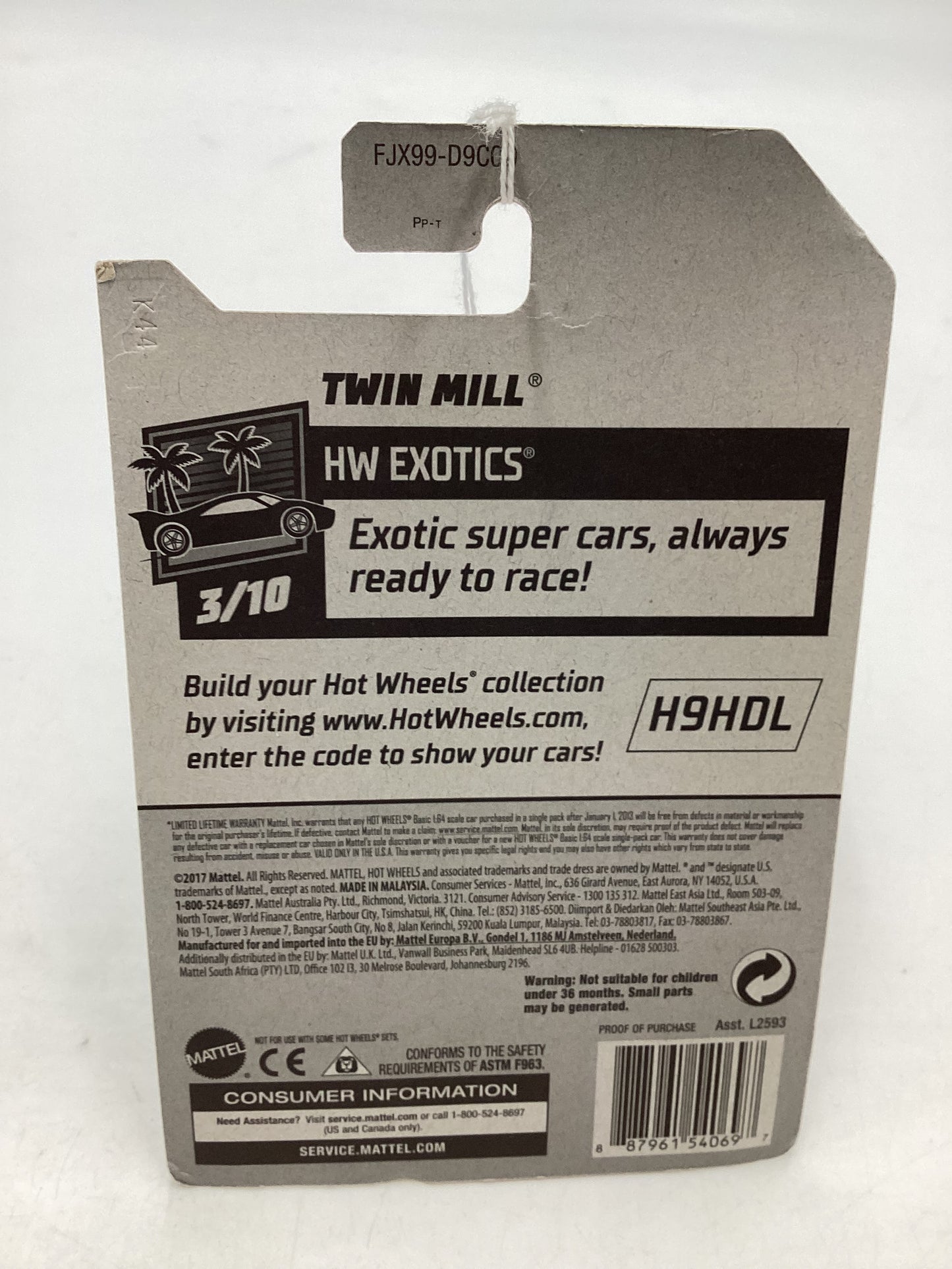 2018 Hot Wheels #074 Twin Mill Red 59E