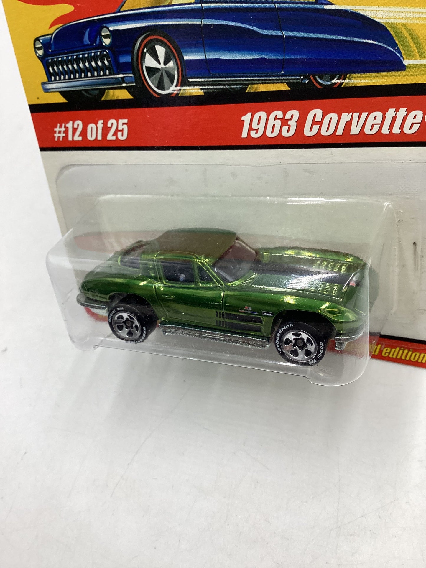 Hot wheels Classics series 1 12/25 Green 1963 Corvette (SR)