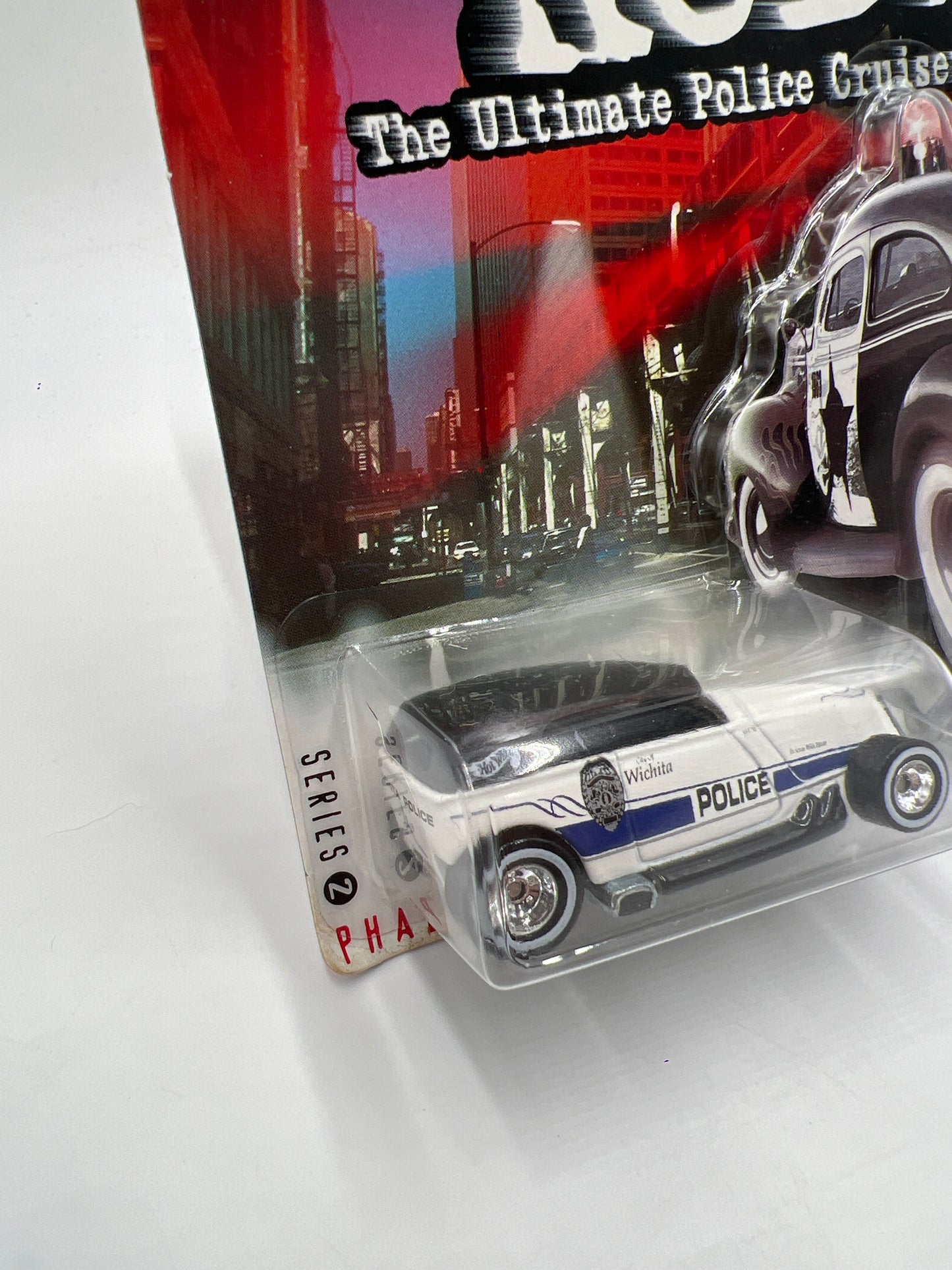 Hot Wheels Cop Rods Series 2 Wichita KS Phaeton W/Real Riders SR