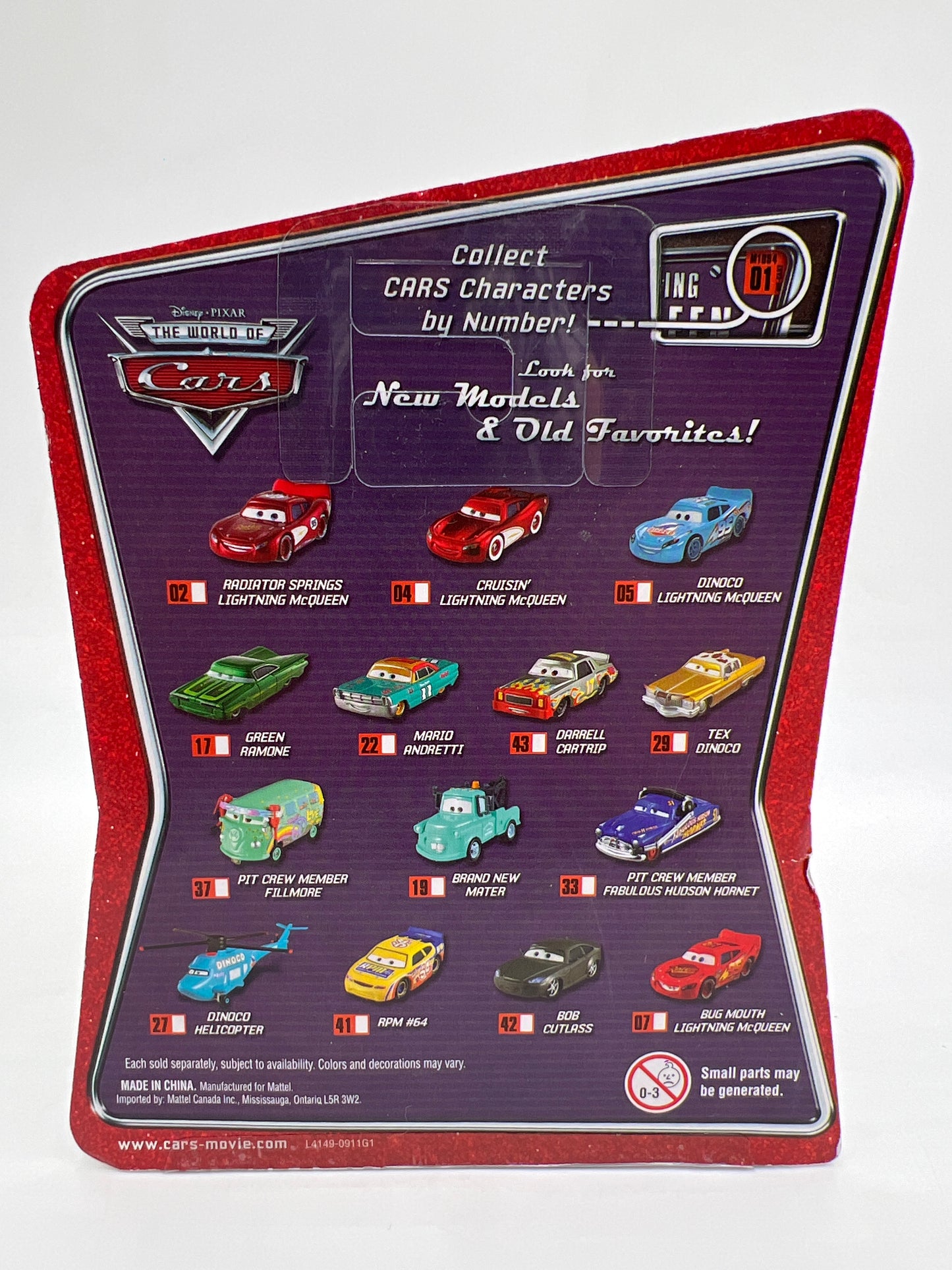 Disney Pixar The World Of Cars #42 Bob Cutlass 140E