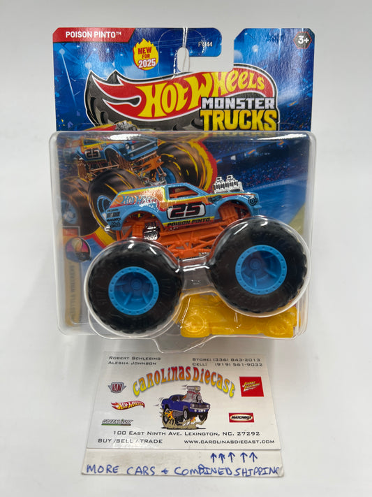 2025 Hot Wheels Monster Trucks Freestyle Wreckers #3 Poison Pinto 127D