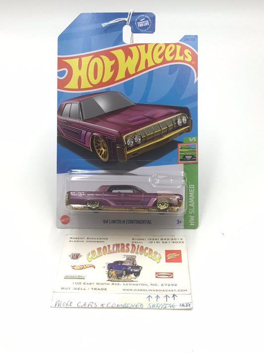 2023 hot wheels Q Case  #246 64 Lincoln Continental 57E