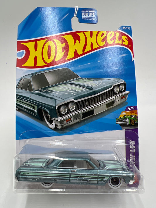 2026 Hot Wheels D E Case #95 64 Impala Light Blue 16C