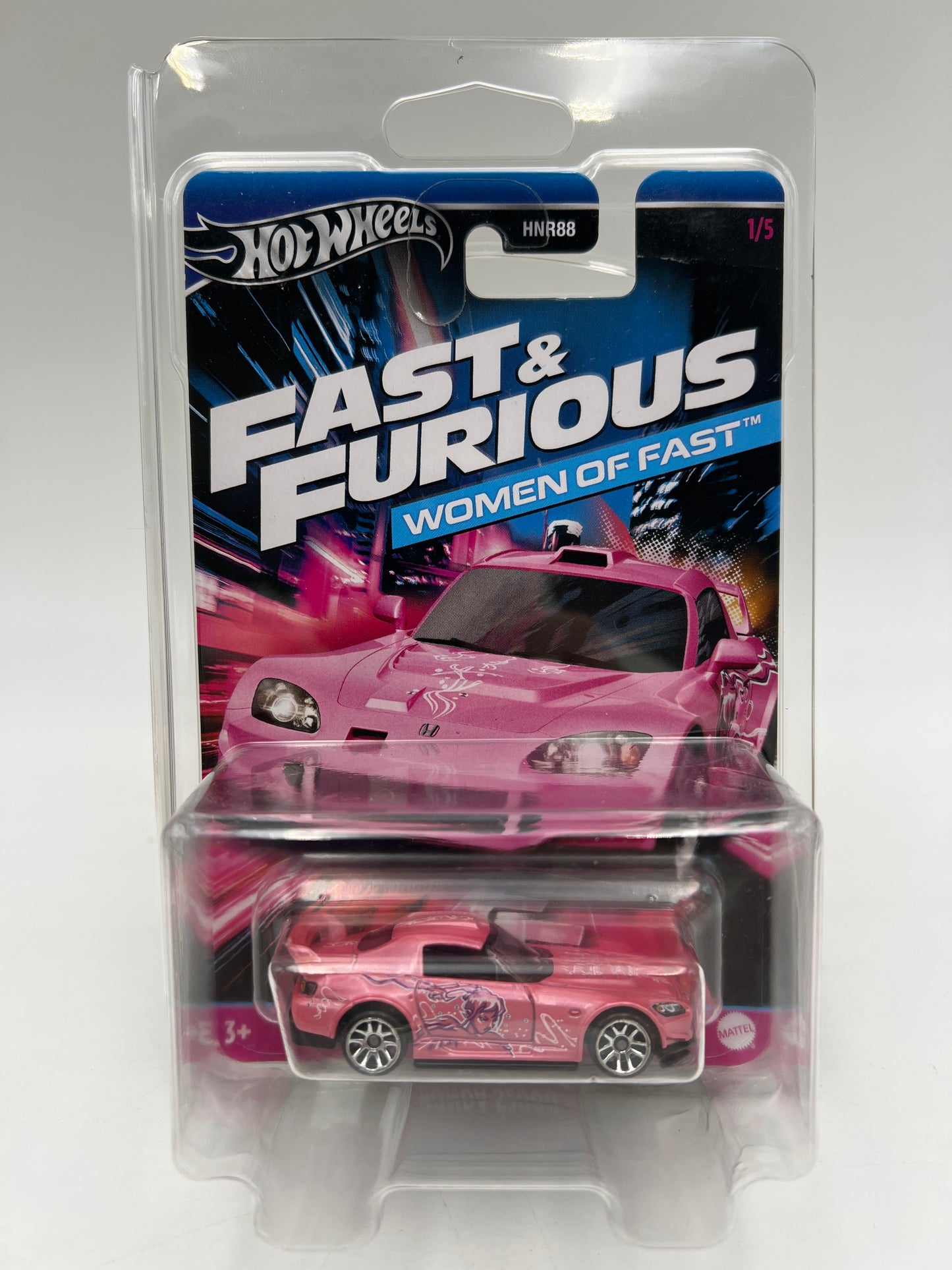 Hot Wheels Fast and Furious Women of Fast #1 Suki Honda S2000 Pink W/Protector