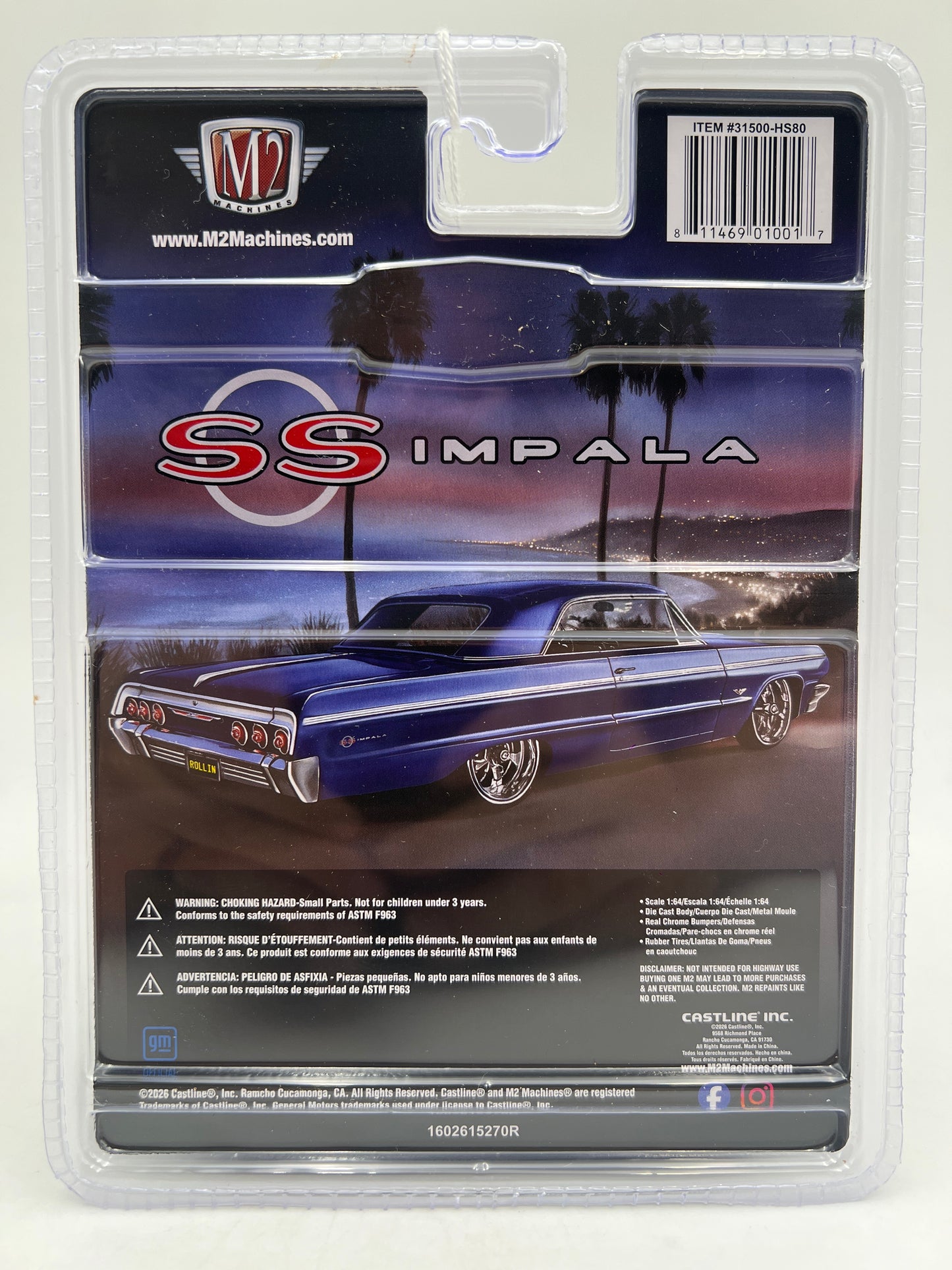 M2 Machines HS80 Hobby Exclusive 1964 Chevrolet Impala SS