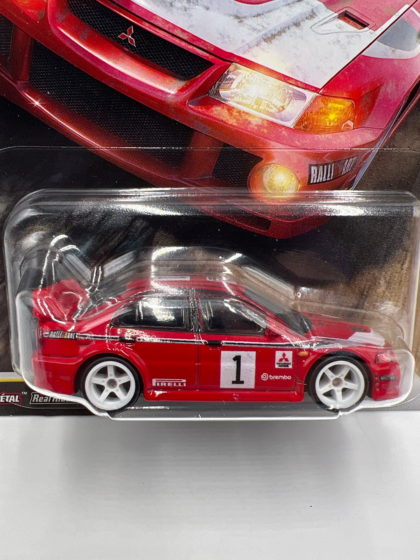 2026 Hot Wheels Premium Thrill Climbers #3 Mitsubishi Lancer Evolution VI Red 257C