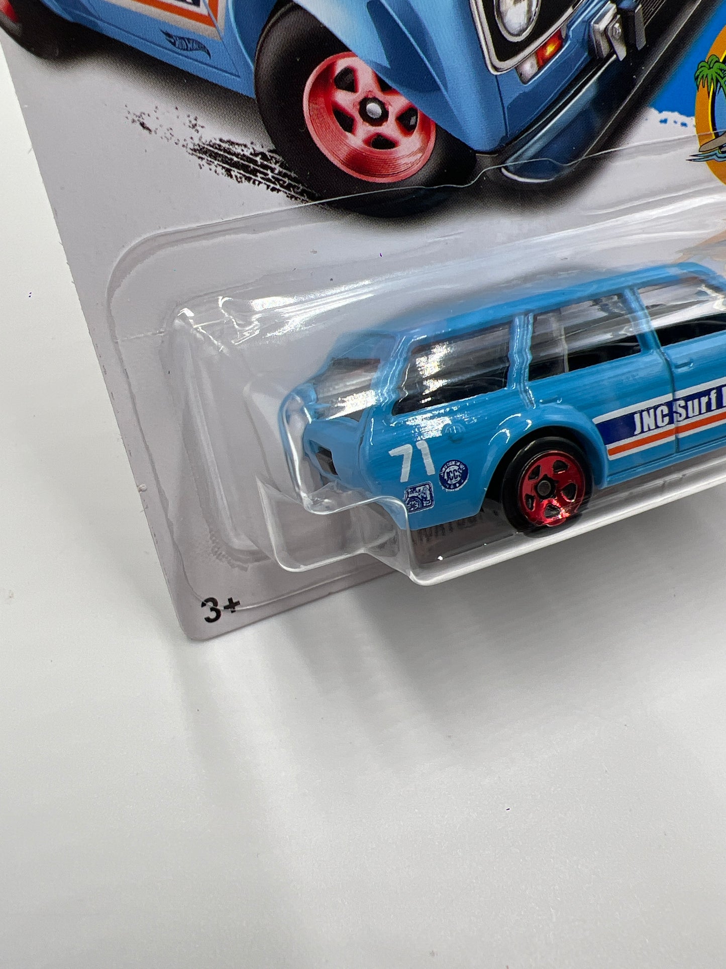 2017 Hot Wheels Factory Sealed Surfs Up #277 71 Datsun Bluebird 510 Wagon Blue (Mesh Grille) SR