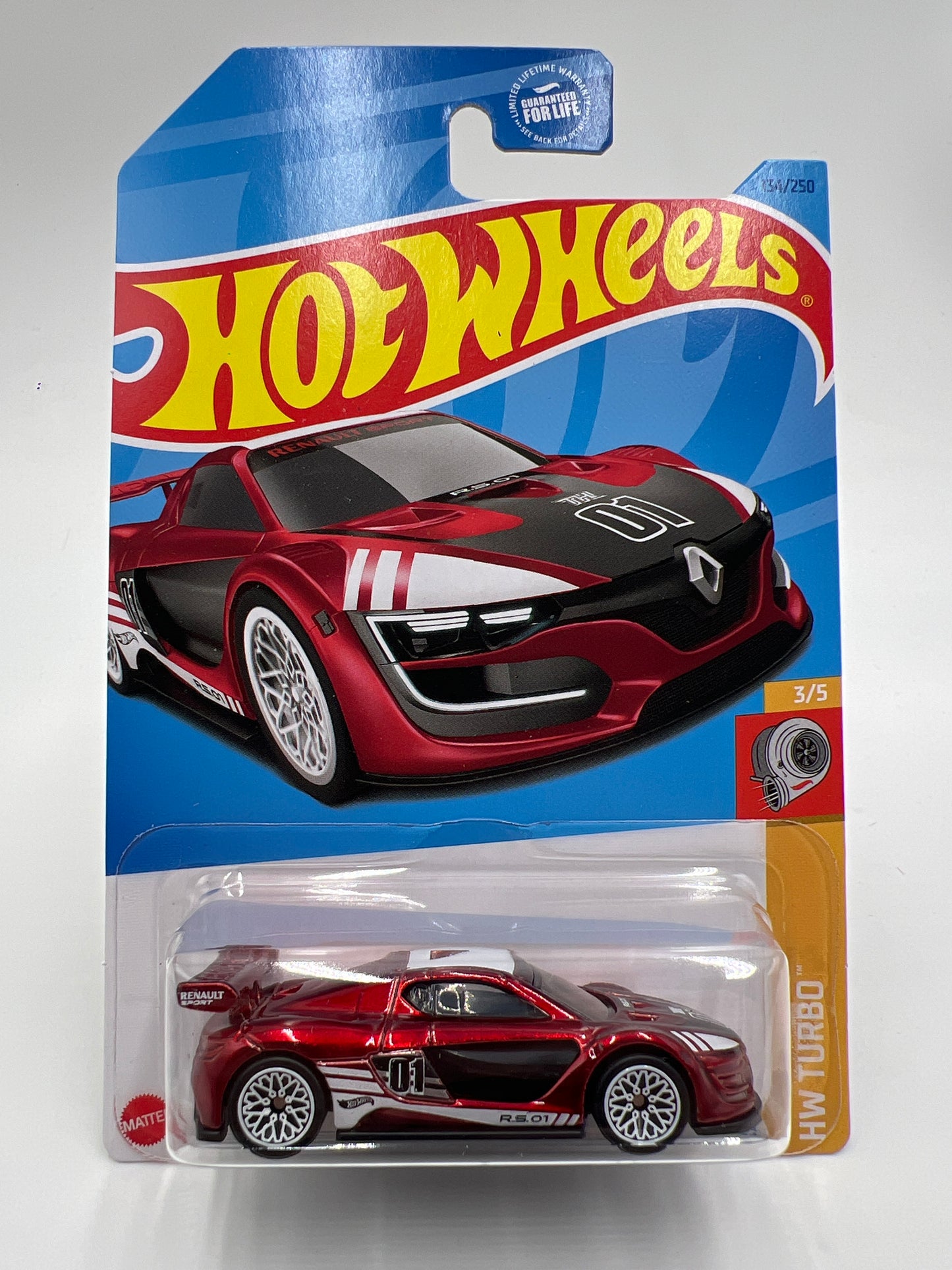2023 Hot Wheels Super Treasure Hunt #134 Renault Sport R.S. 01 Red W/Protector