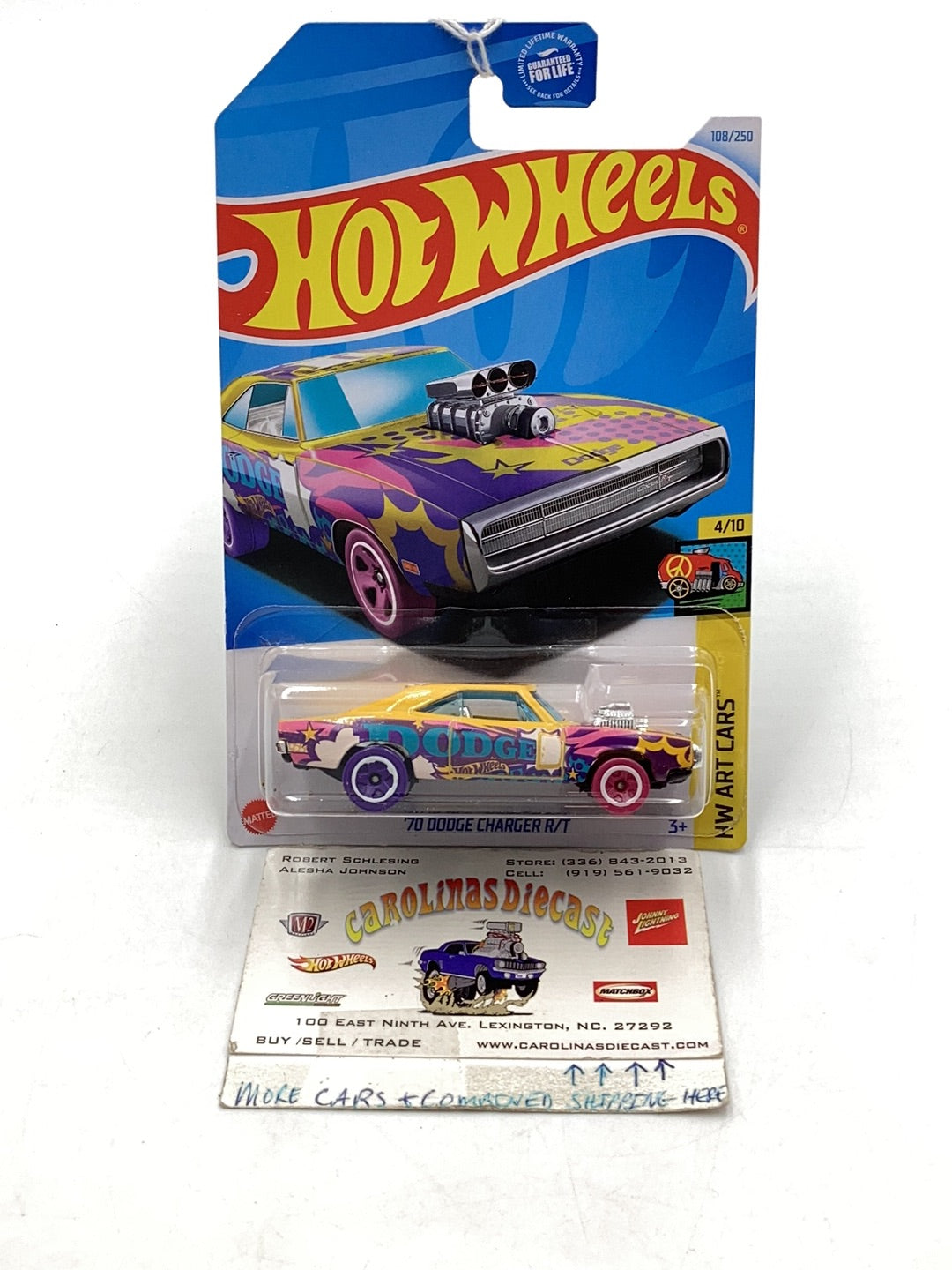 2024 Hot Wheels E Case #108 70 Dodge Charger R/T 51F