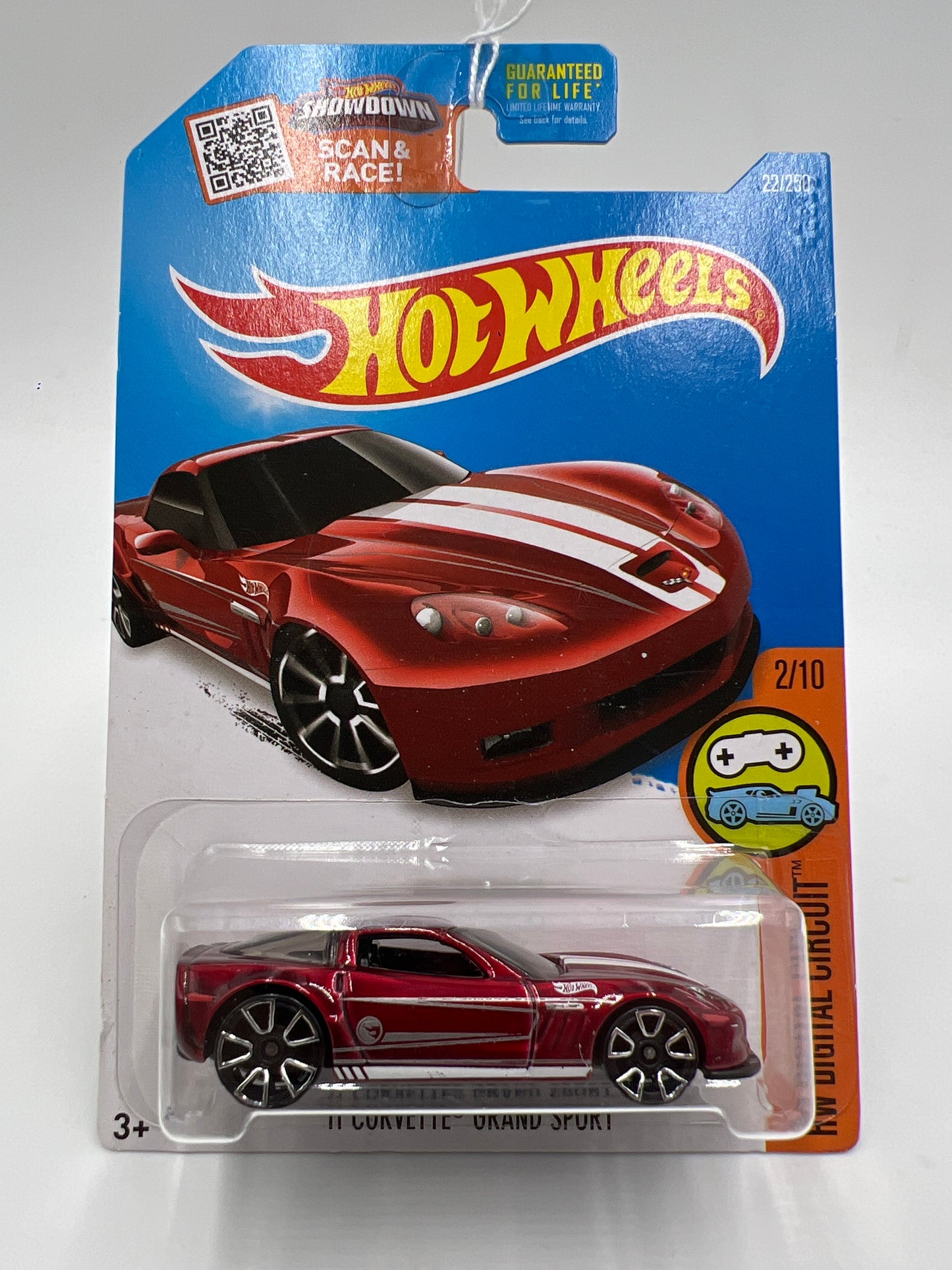 2016 Hot Wheels Treasure Hunt #22 11 Corvette Grand Sport Red