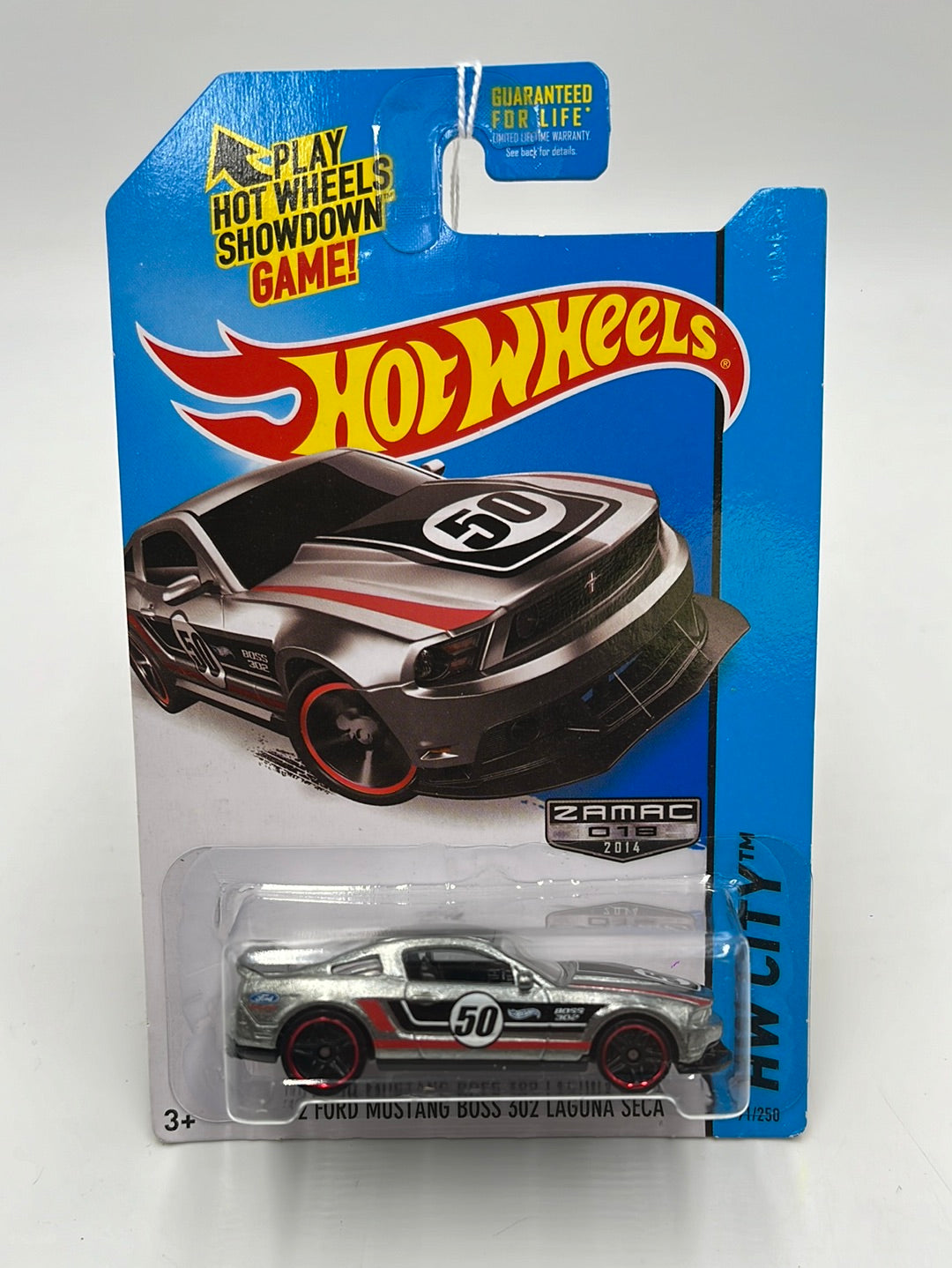 Hot Wheels 2014 HW City 12 Ford Mustang Boss 302 Laguna Seca Zamac #91 147E