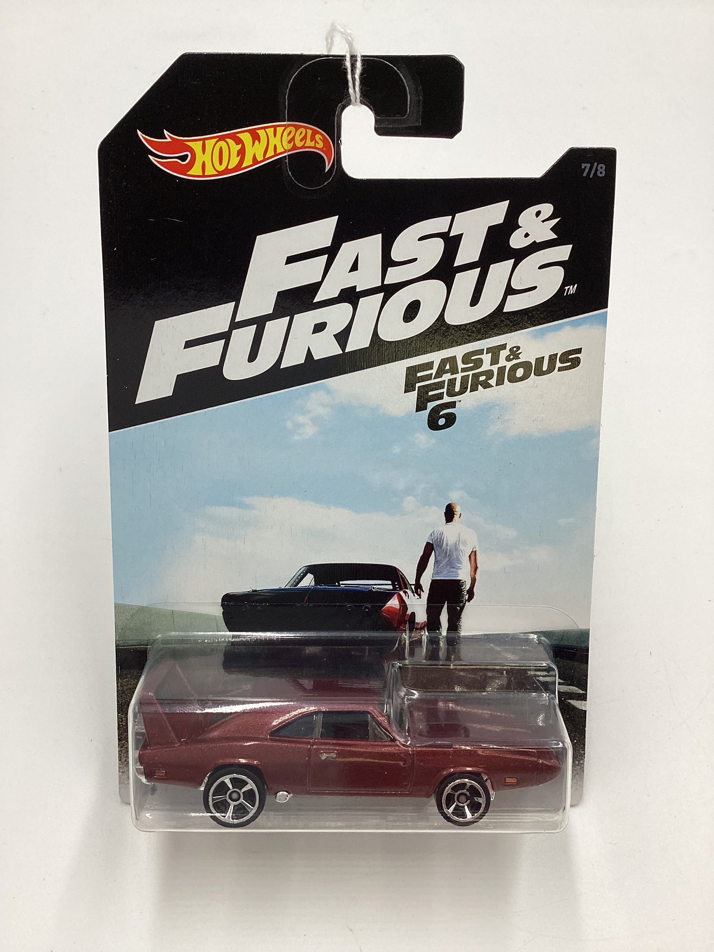 2016 Hot Wheels Fast & Furious #7 69 Dodge Charger Daytona Dark Red 70H