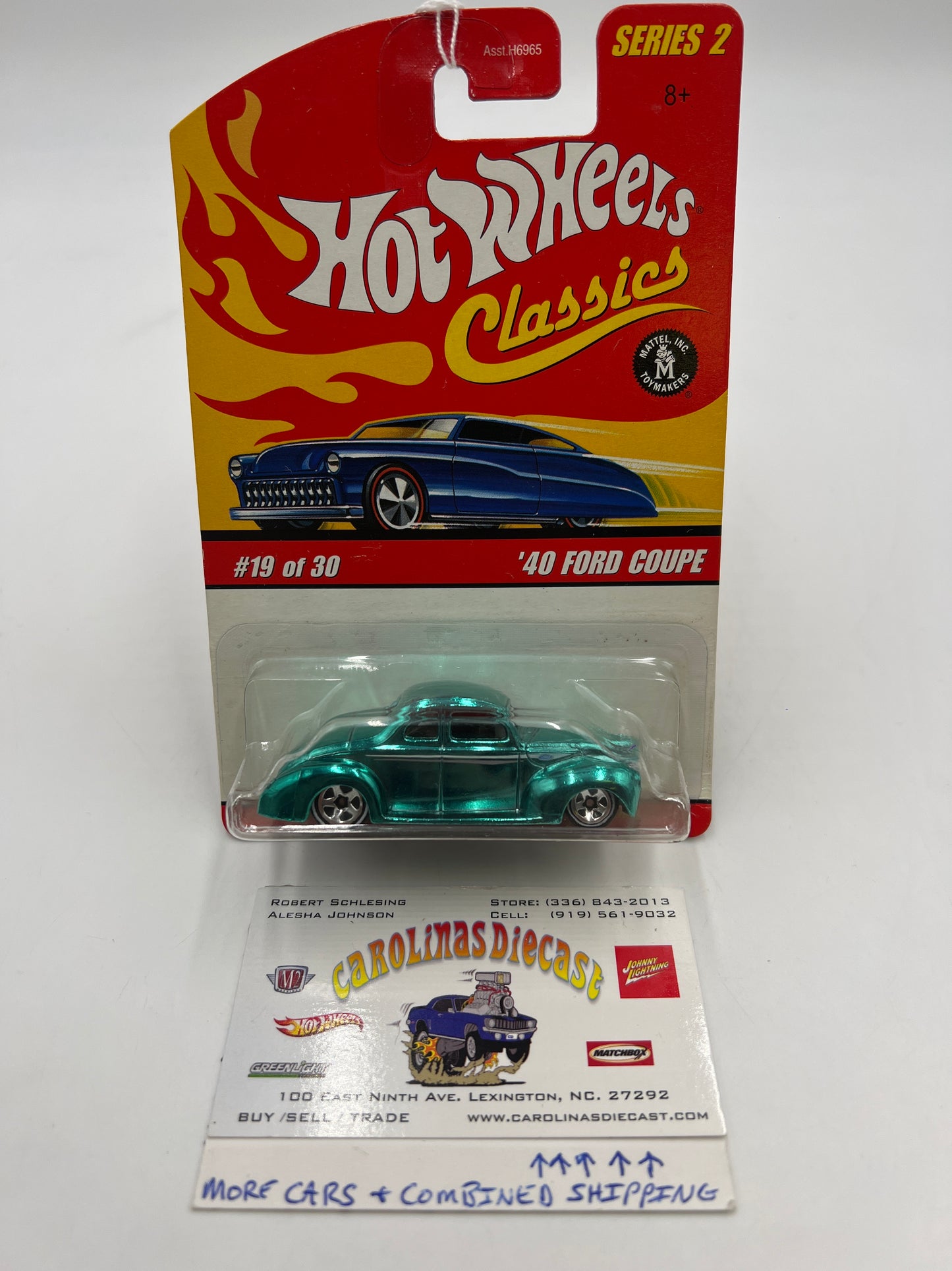 Hot Wheels Classics Series 2 #19 40 Ford Coupe Green