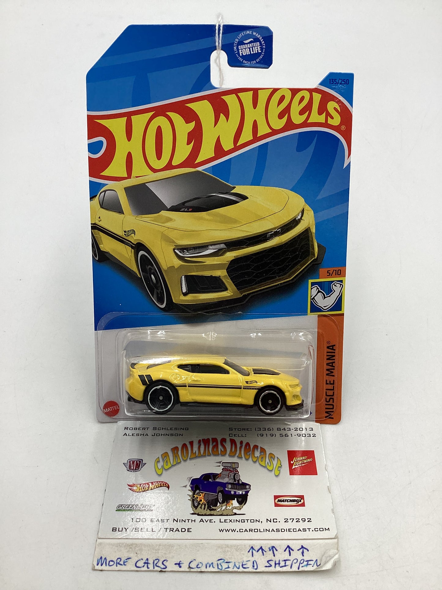 2023 Hot wheels #135 Yellow 2017 Camaro ZL1 5H