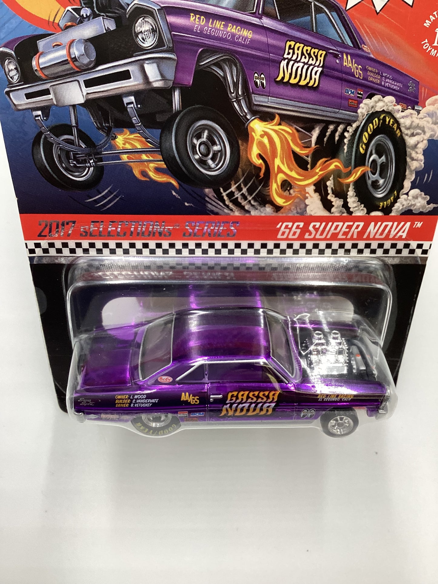 2017 Hot Wheels RLC sELECTIONs Series 66 Super Nova Purple 4512/11500 with protector