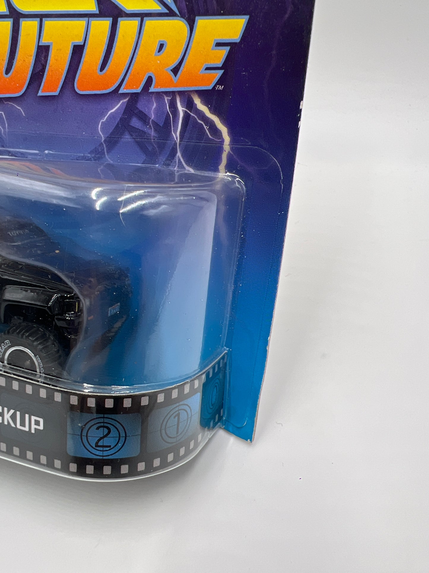 Hot Wheels Retro Entertainment Back To The Future 1987 Toyota Pickup Black W/Protector