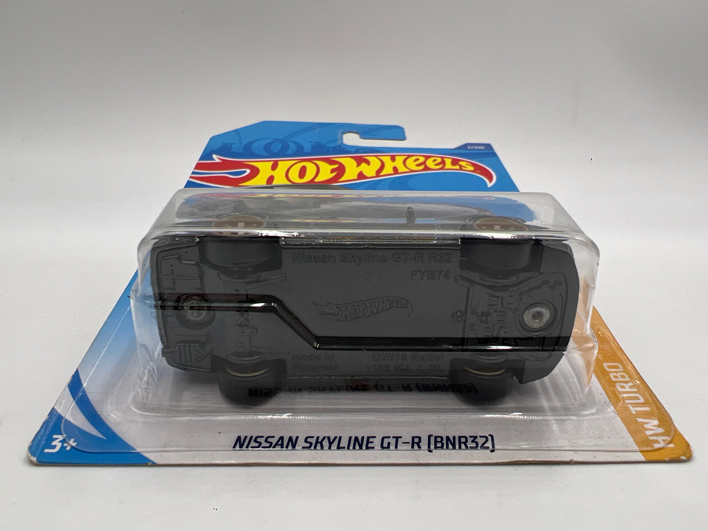 2020 Hot Wheels Super Treasure Hunt #2 Nissan Skyline GT-R BNR32 Gray W/Protector Intl Card
