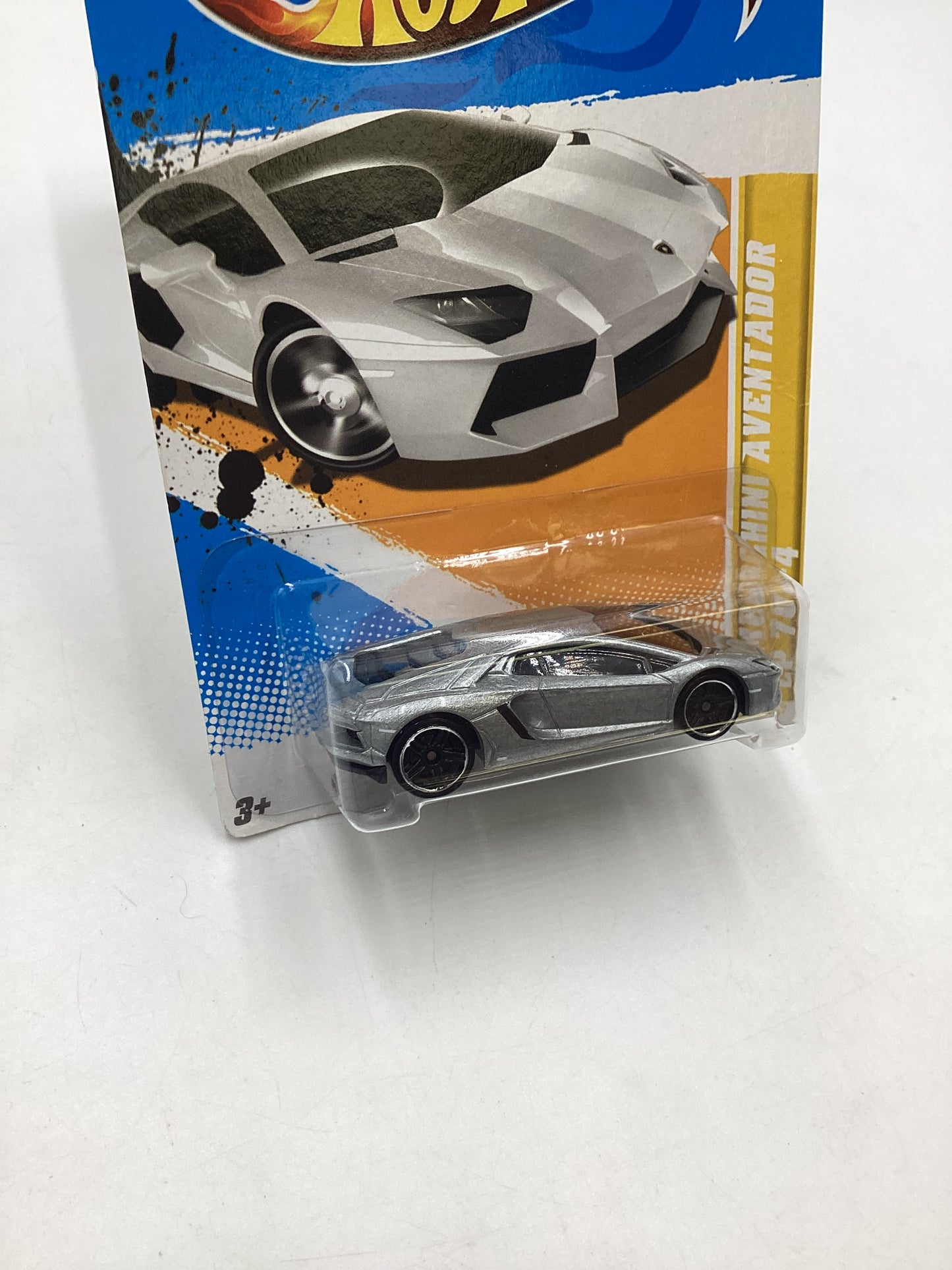 2012 Hot Wheels New Models #12 Lamborghini Aventador Silver 102E