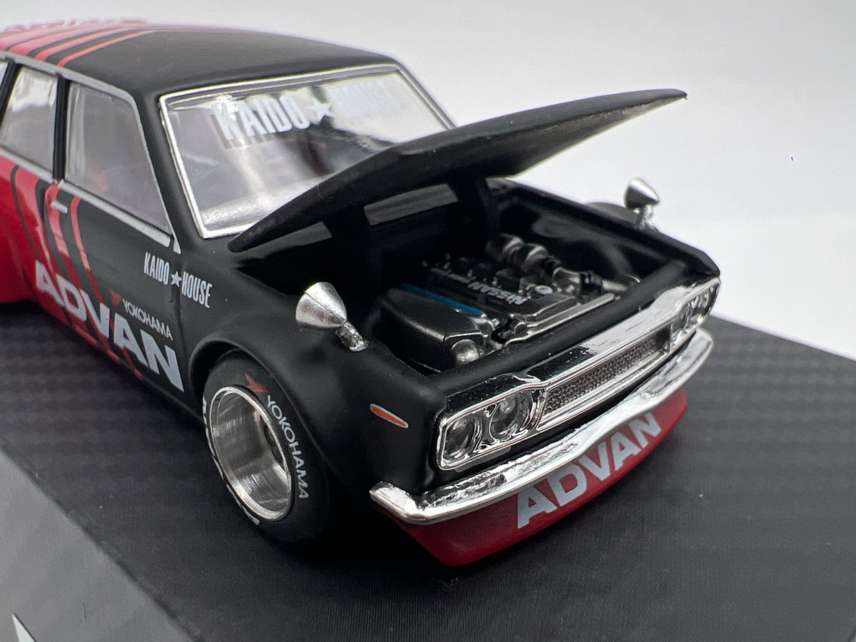 Mini GT x Kaido House BLKLTD 58/100 #38 Sub Special Datsun 510 Wagon Advan W/Pin VHTF
