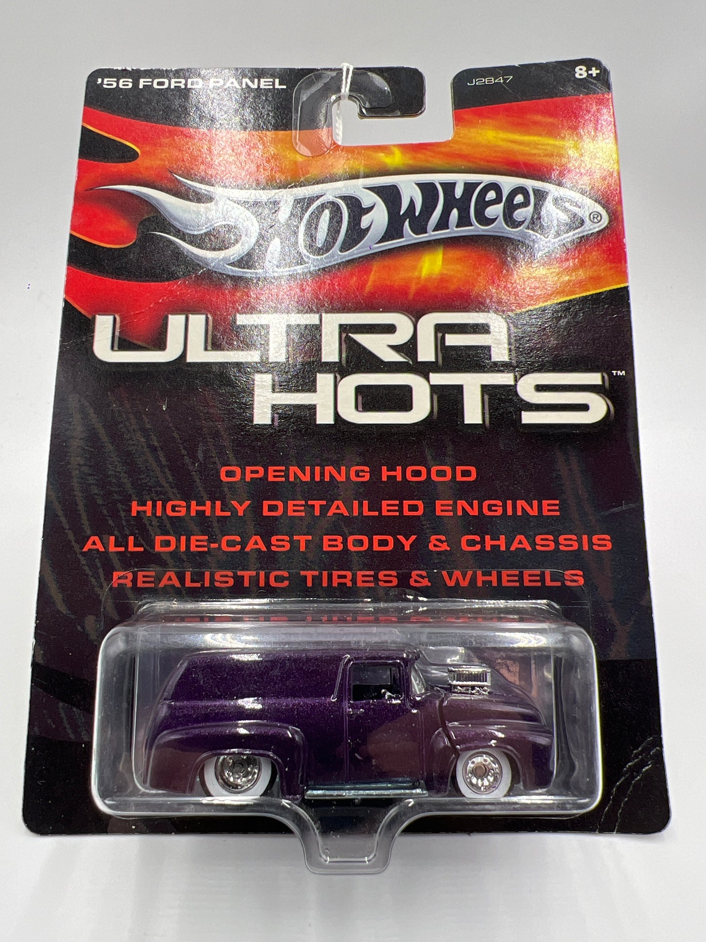Hot Wheels Premium Ultra Hots 56 Ford Panel Purple (Card Not Perfect) 245i