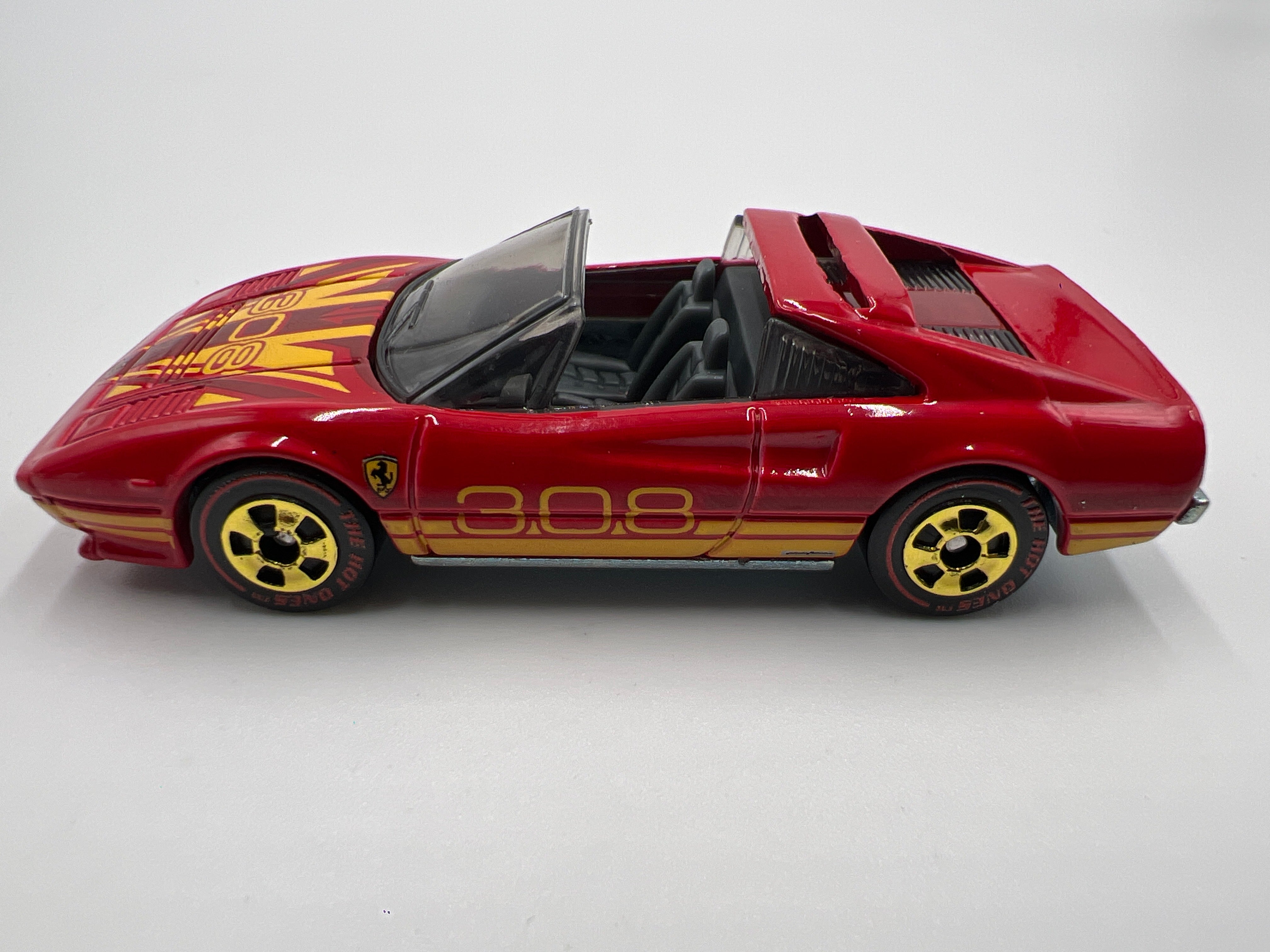 2011 Hot Wheels The Hot Ones CHASE Ferrari 308 Red Loose 2011 Hot Wheels The Hot Ones CHASE Ferrari 308 Red Loose