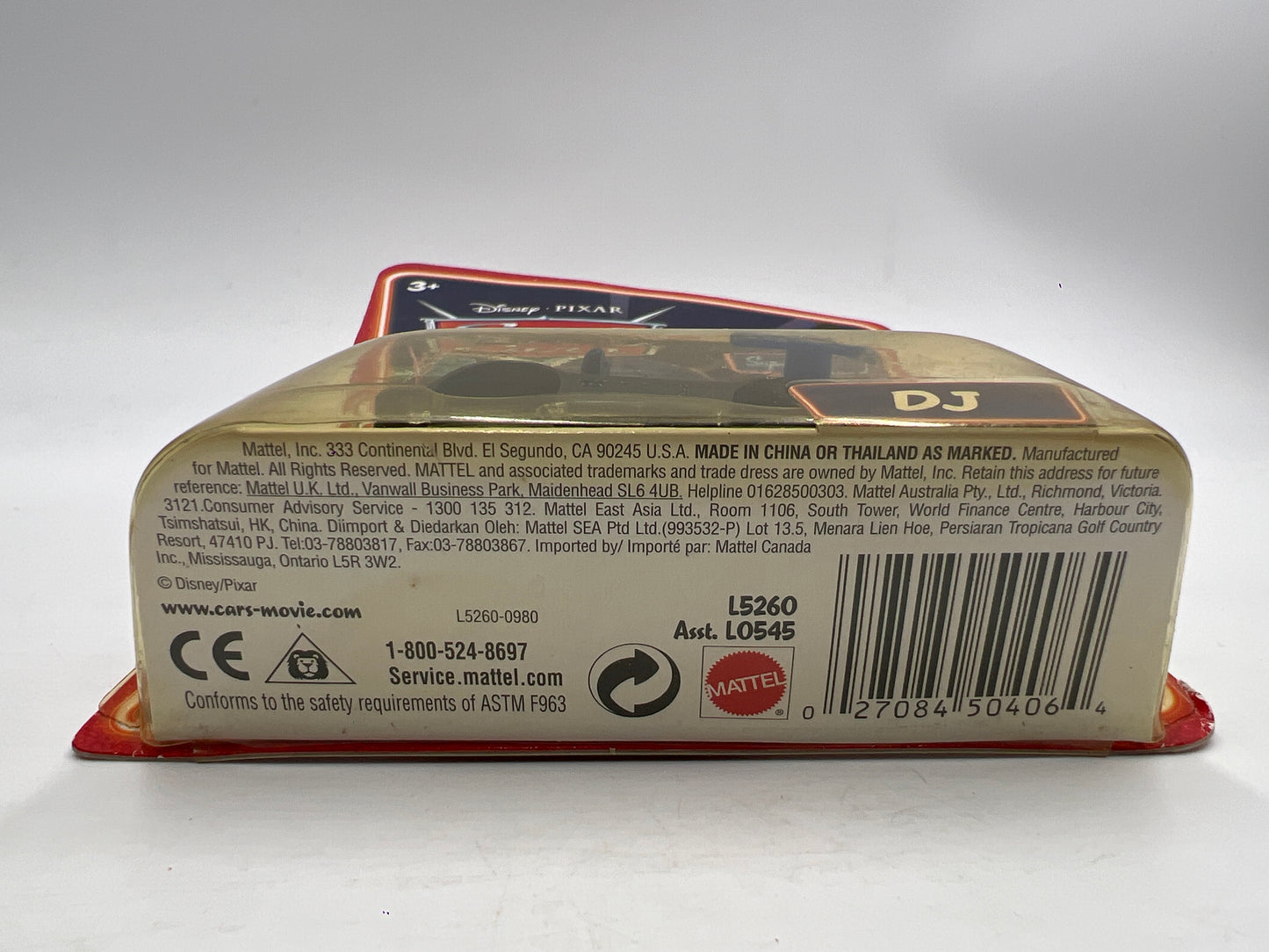 Disney Pixar Cars Supercharged DJ 139C