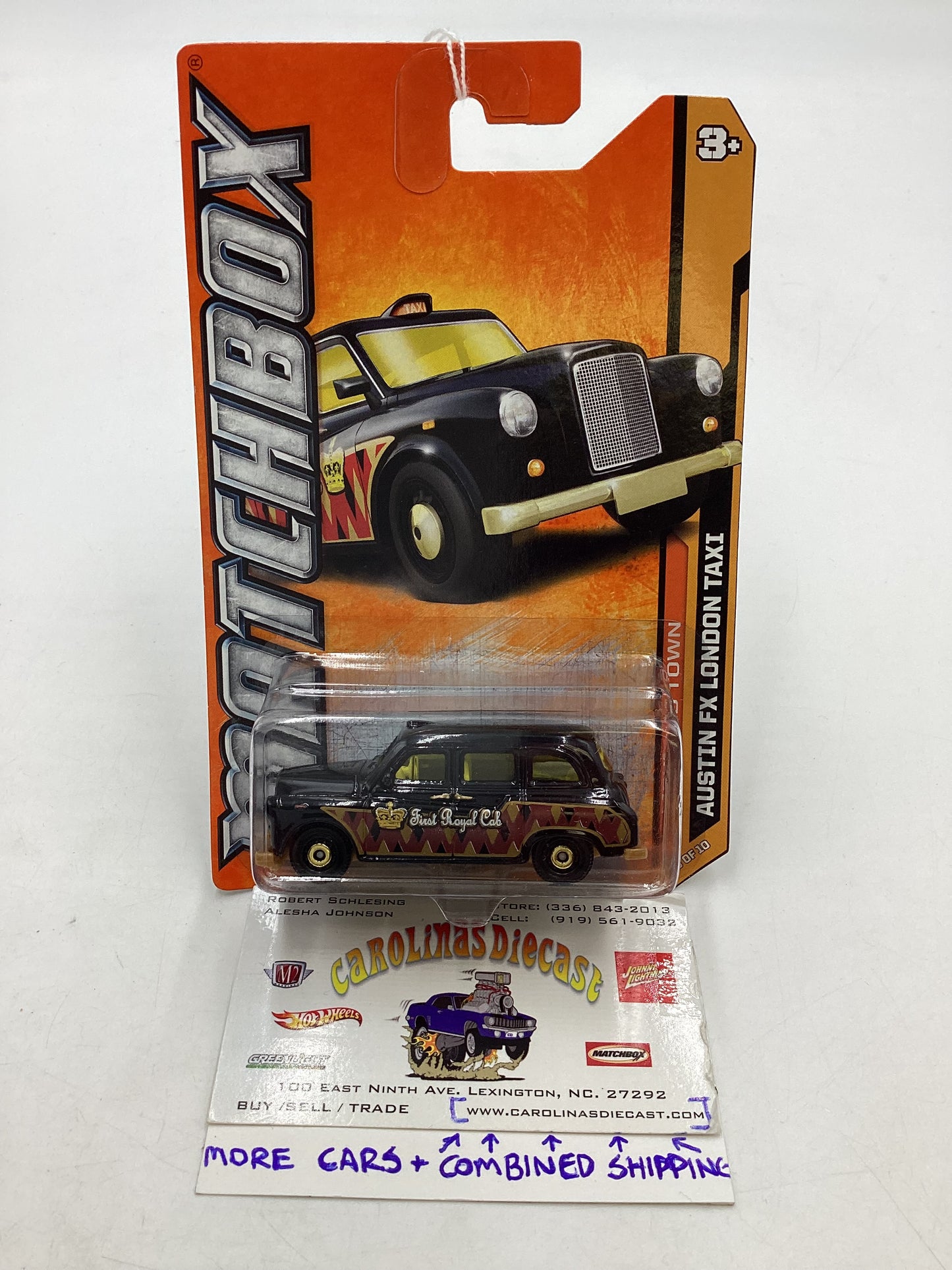 Matchbox MBX Old Town #5 Austin FX London Taxi Black 210E