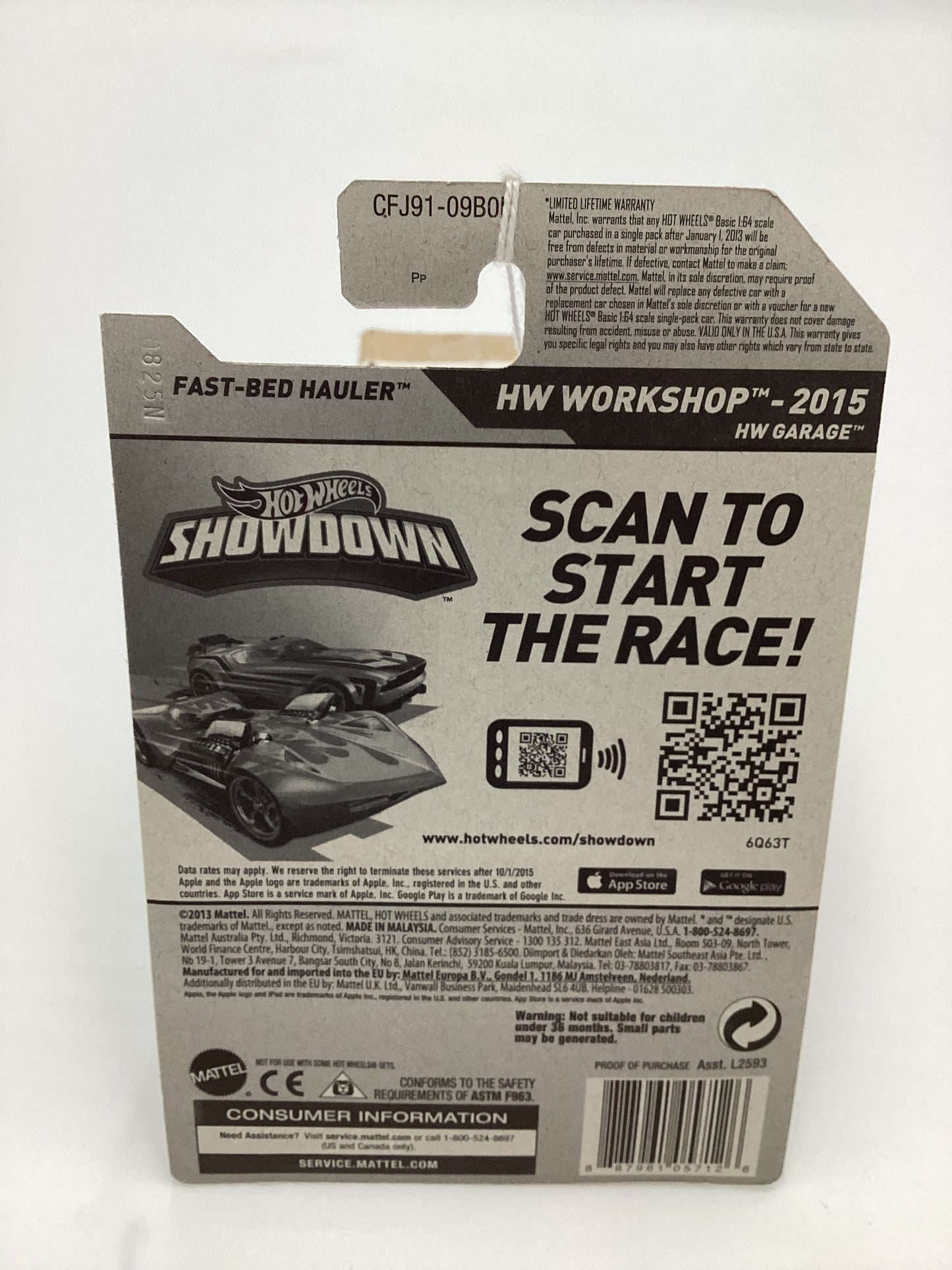 2015 Hot Wheels Zamac 010 #224 Fast Bed Hauler