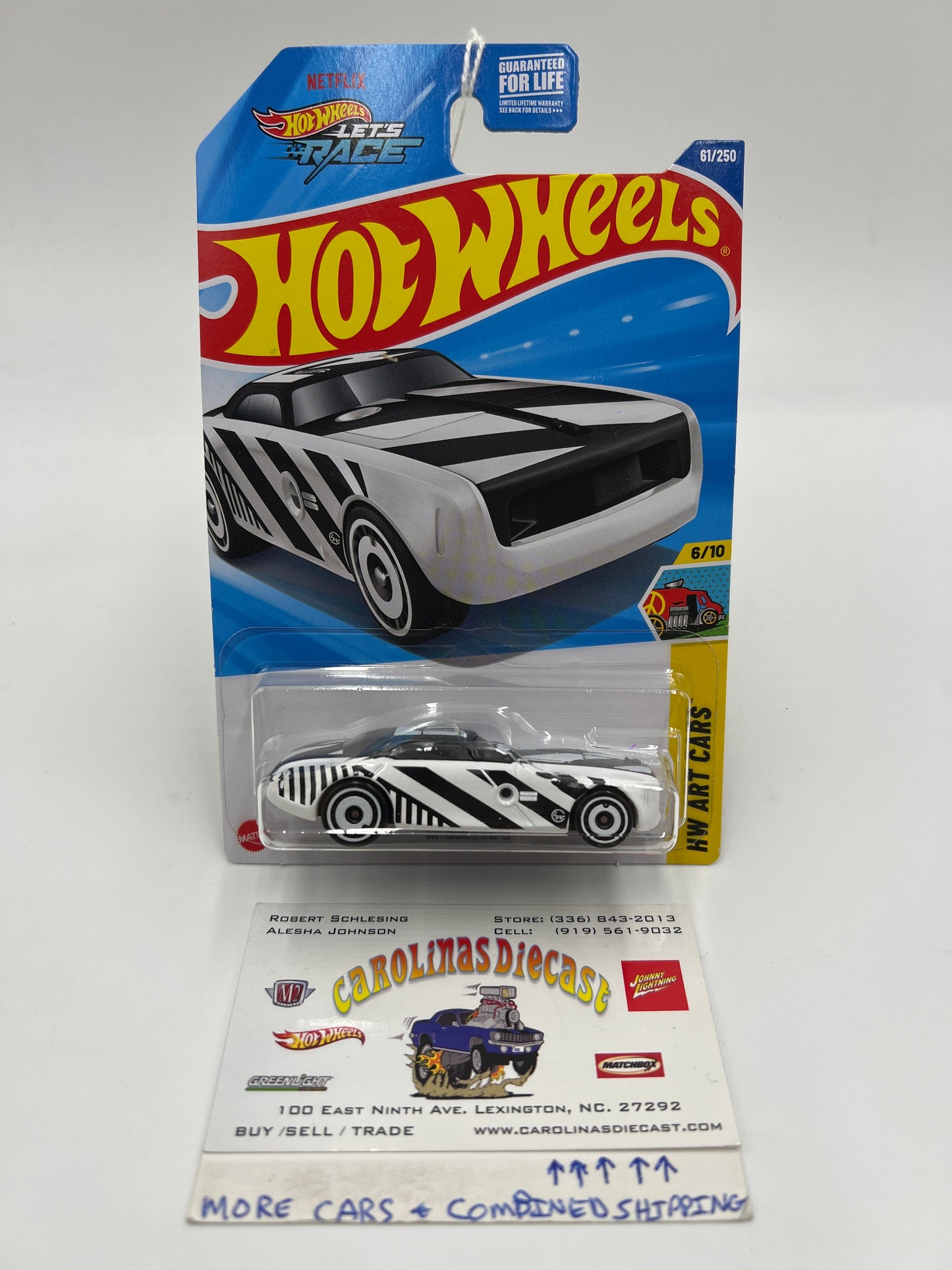 2025 Hot Wheels C Case #61 Hi-Roller II Black/White 114F