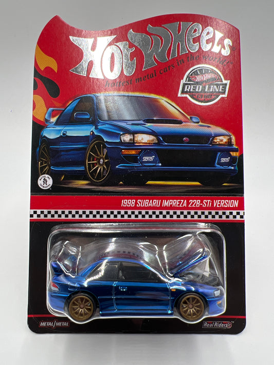2025 Hot Wheels RLC Exclusive 1998 Subaru Impreza 22B-STi Version Blue W/Protector