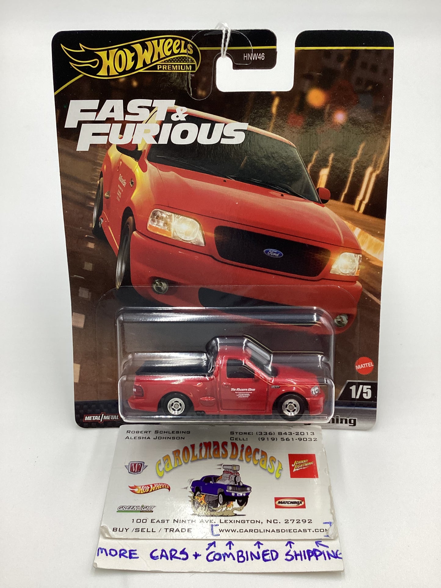 2024 Hot wheels Gold Label Fast and Furious #1 Ford F-150 SVT Lightning Red 246O