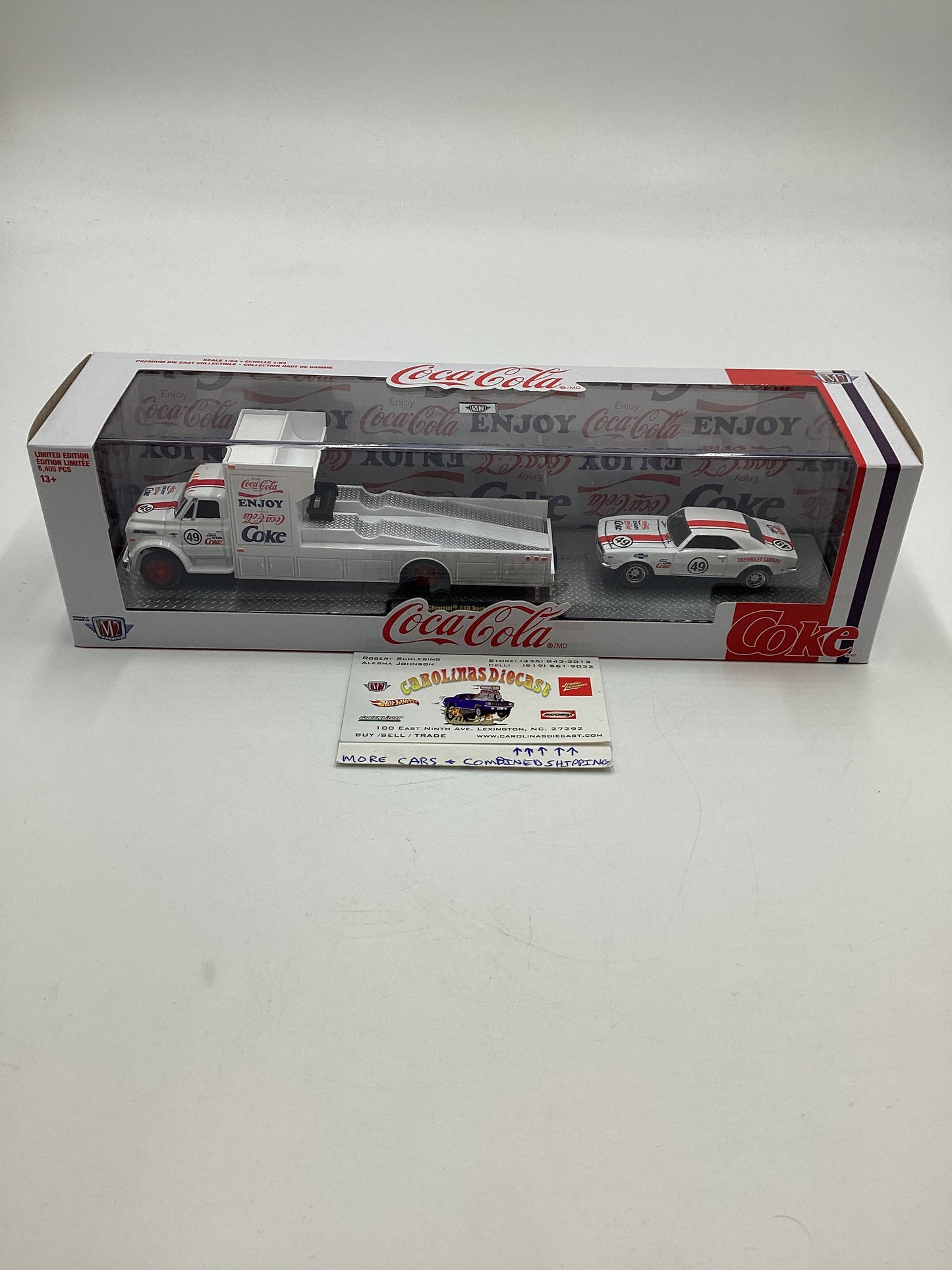 M2 Machines Auto Haulers Coca Cola 1968 Chevrolet C60 Truck & 1968 Chevrolet Camaro Z/28 TW10