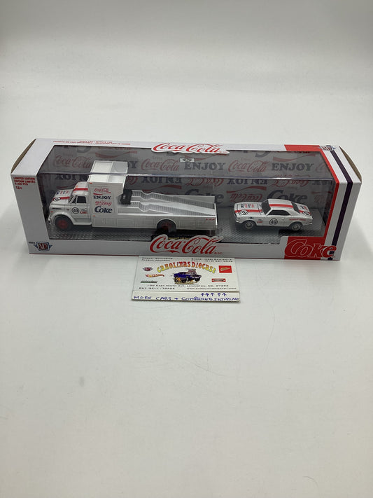 M2 Machines Auto Haulers Coca Cola 1968 Chevrolet C60 Truck & 1968 Chevrolet Camaro Z/28 TW10