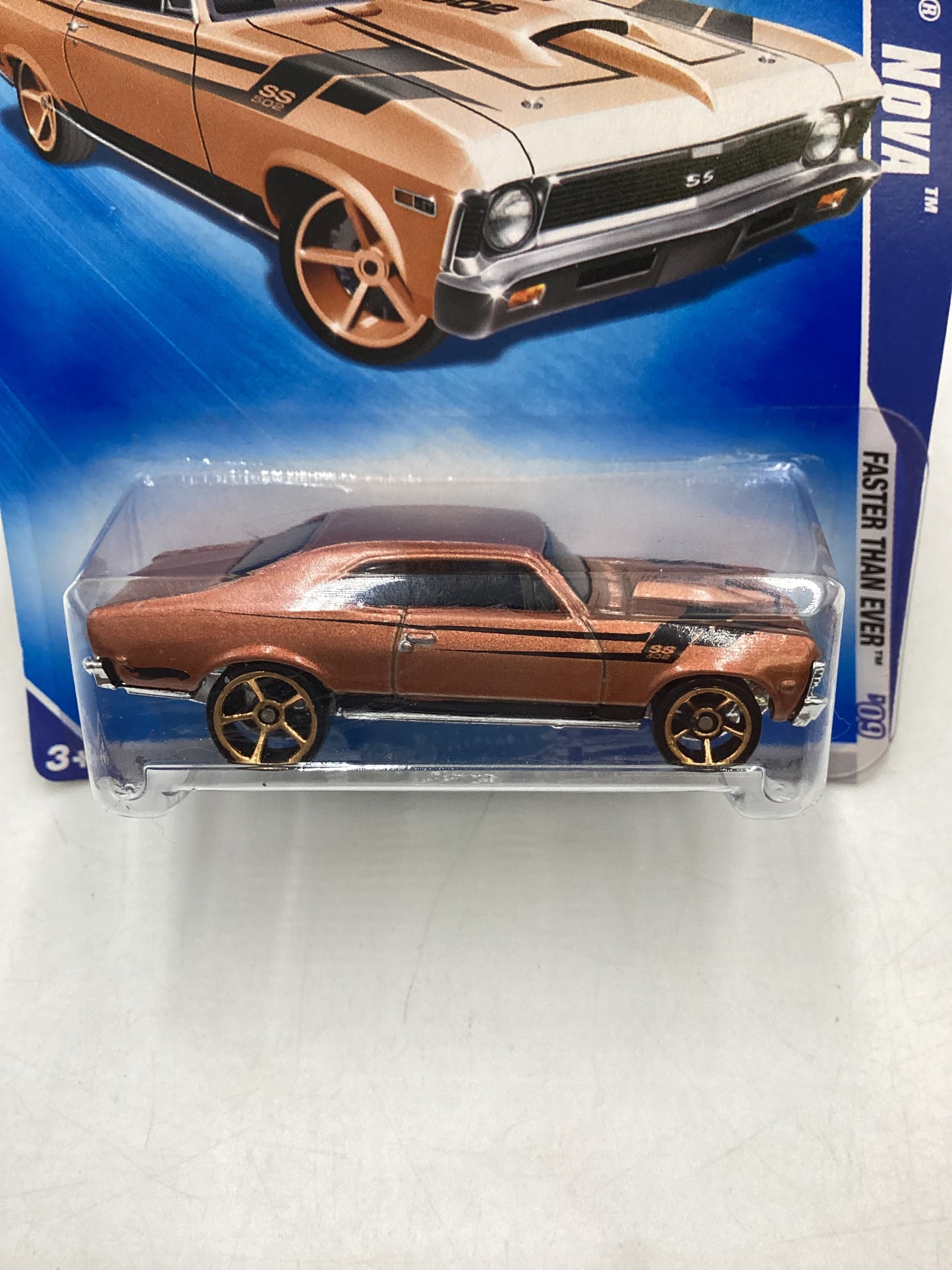 2009 Hot Wheels #136 Chevy Nova Copper 13E