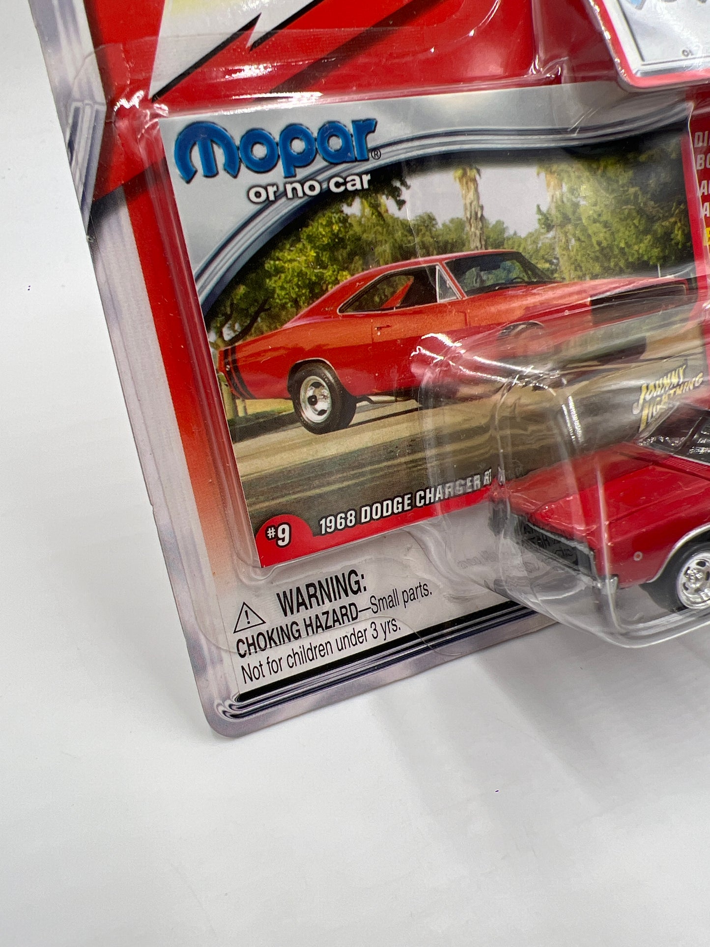 Johnny Lightning Mopar Or No Car #9 1968 Dodge Charger RT Red 219D