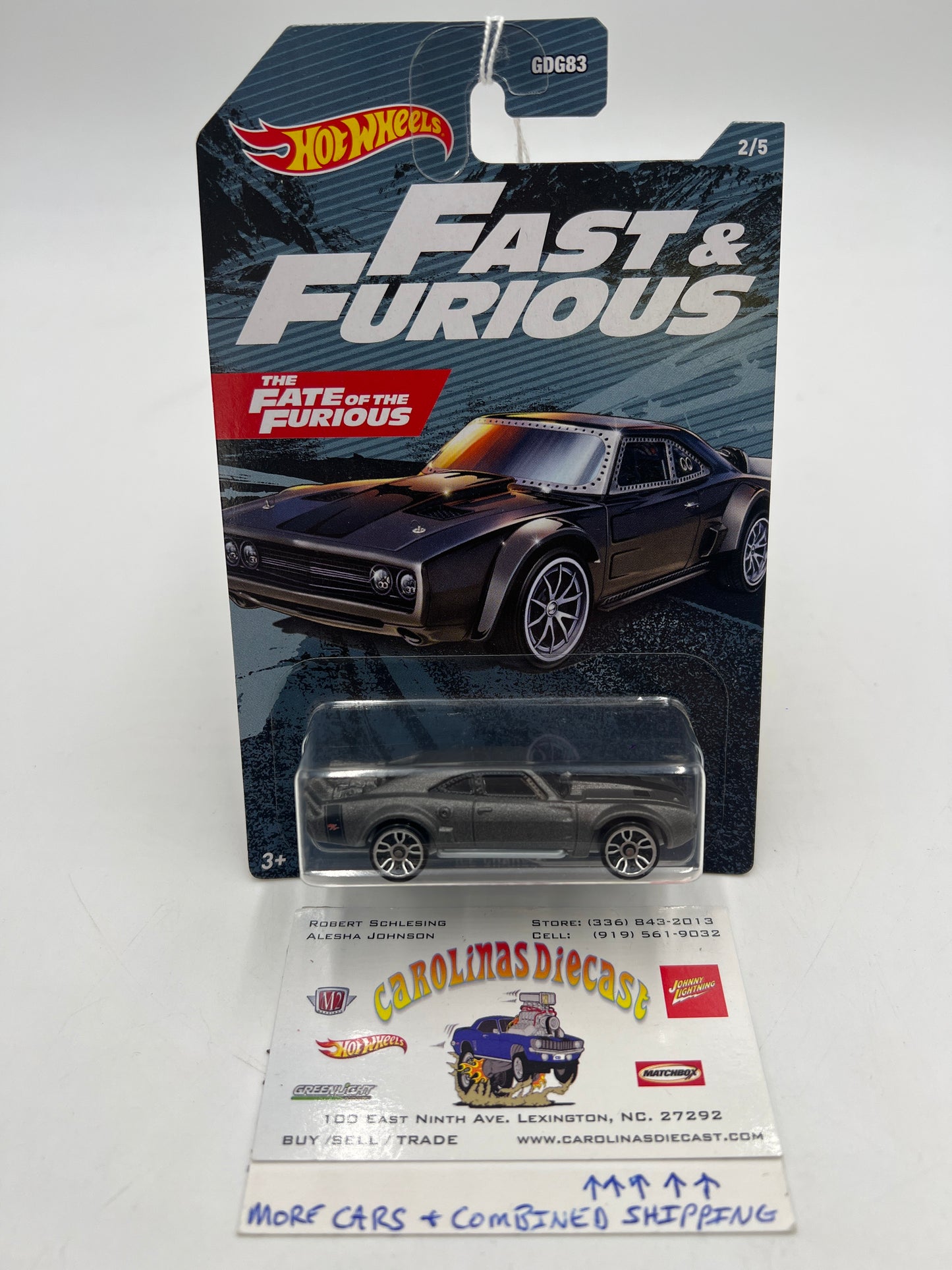 2021 Hot Wheels Fast and Furious #2 Ice Charger 71H