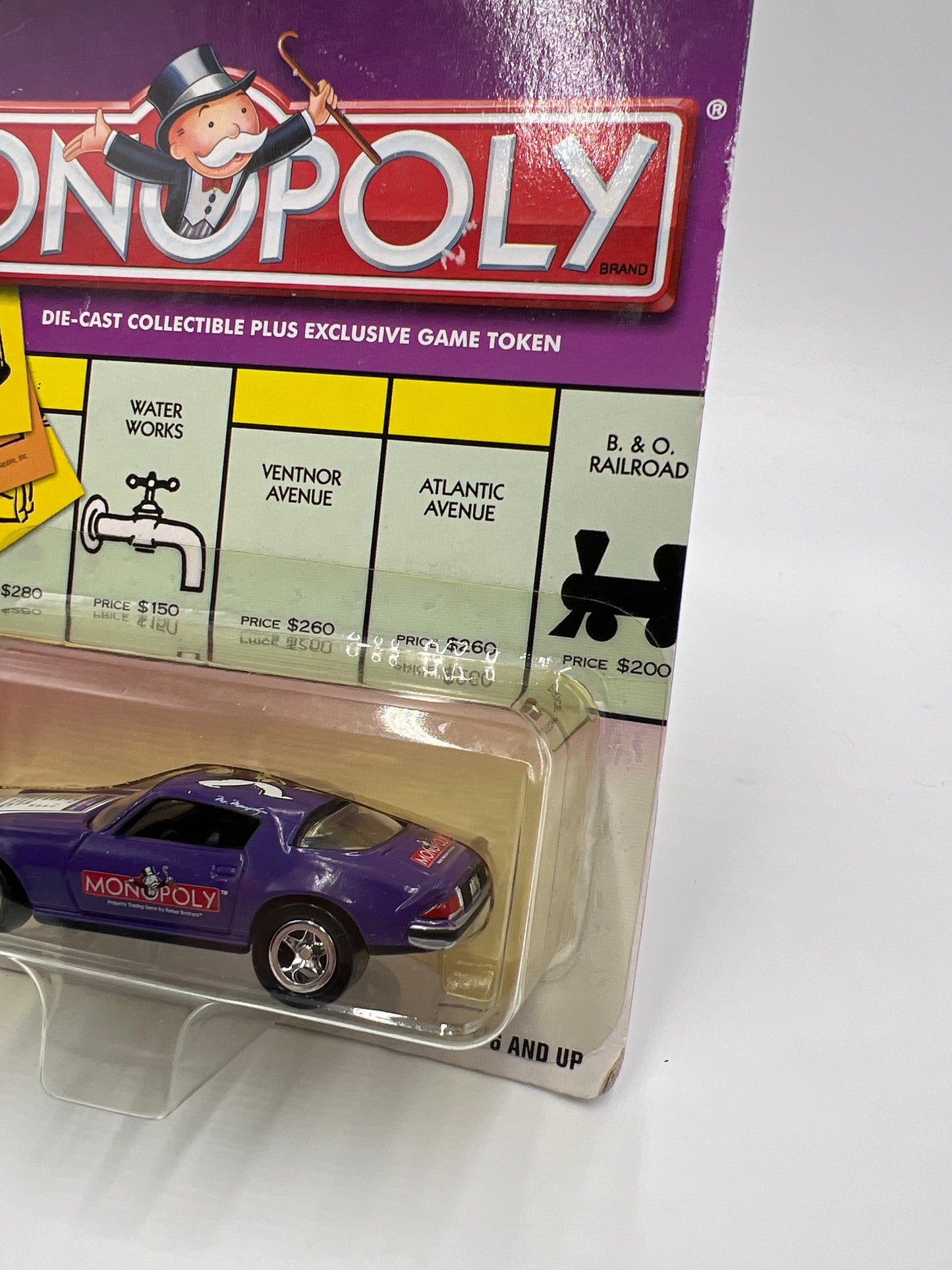 Johnny Lightning Monopoly 1977 Chevy Camaro Purple 188E