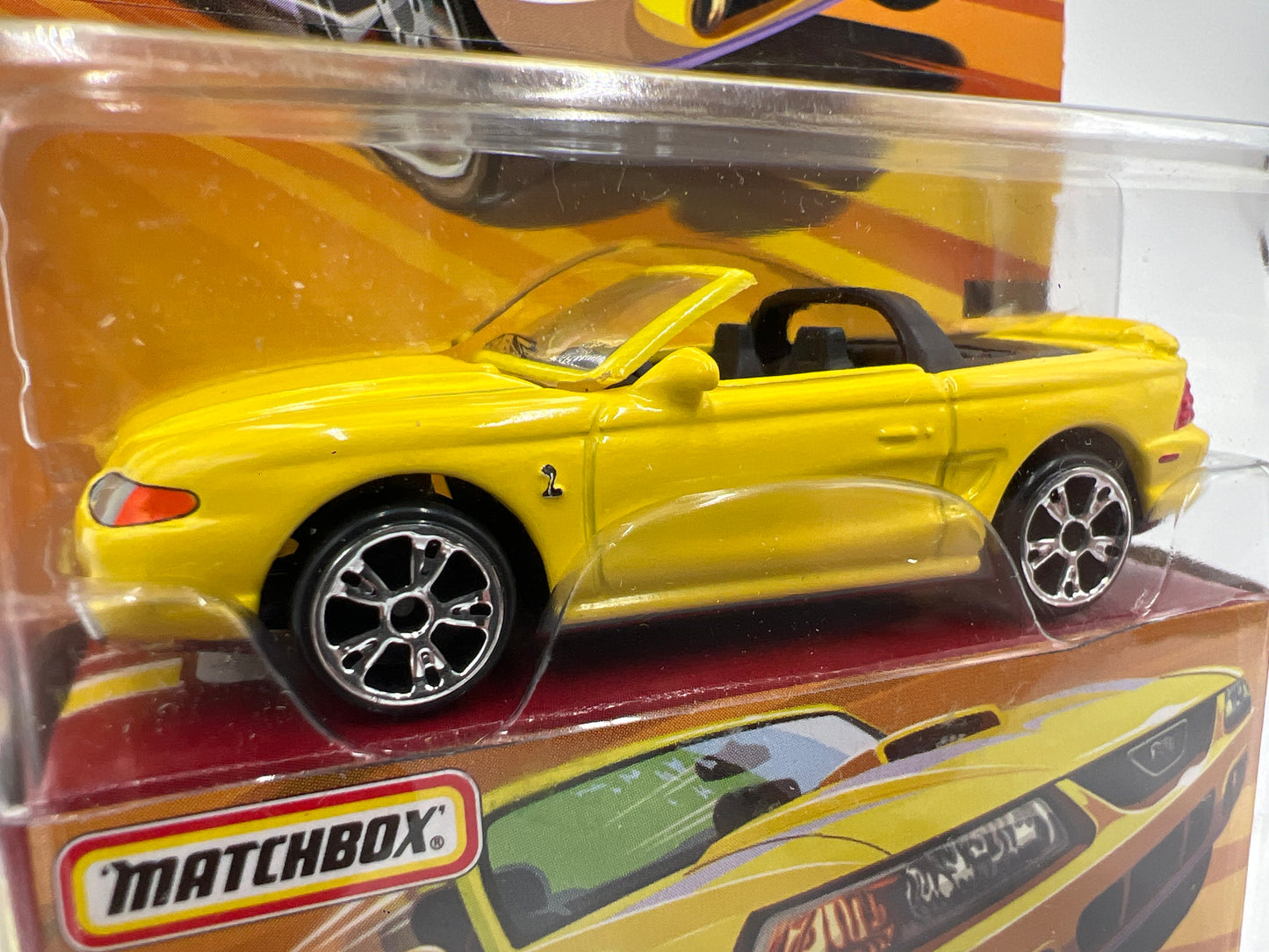 Matchbox Superfast #22 Ford SVT Mustang Cobra Yellow 169M