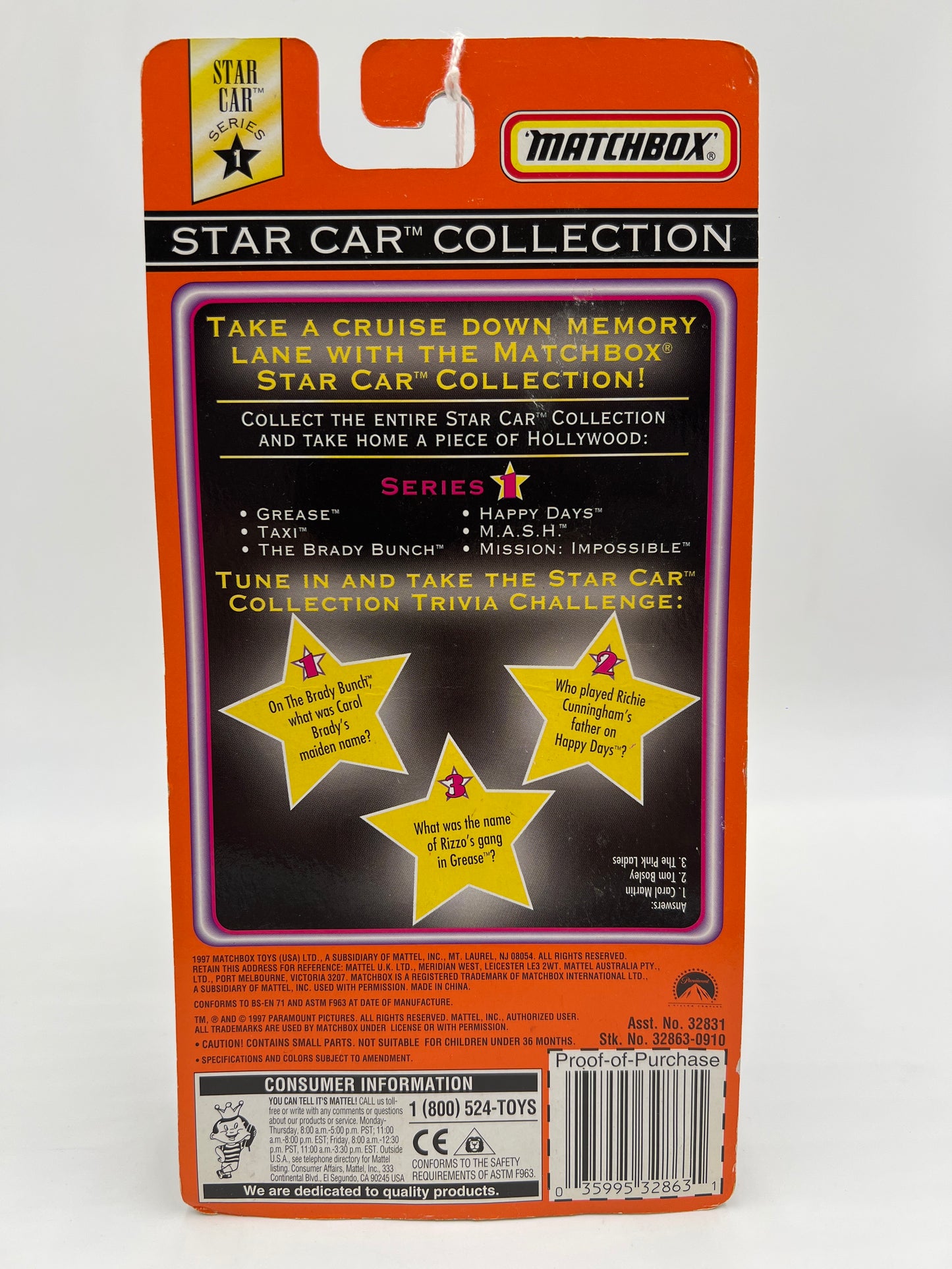 Matchbox Star Car Collection Happy Days 56 Ford Pick-Up