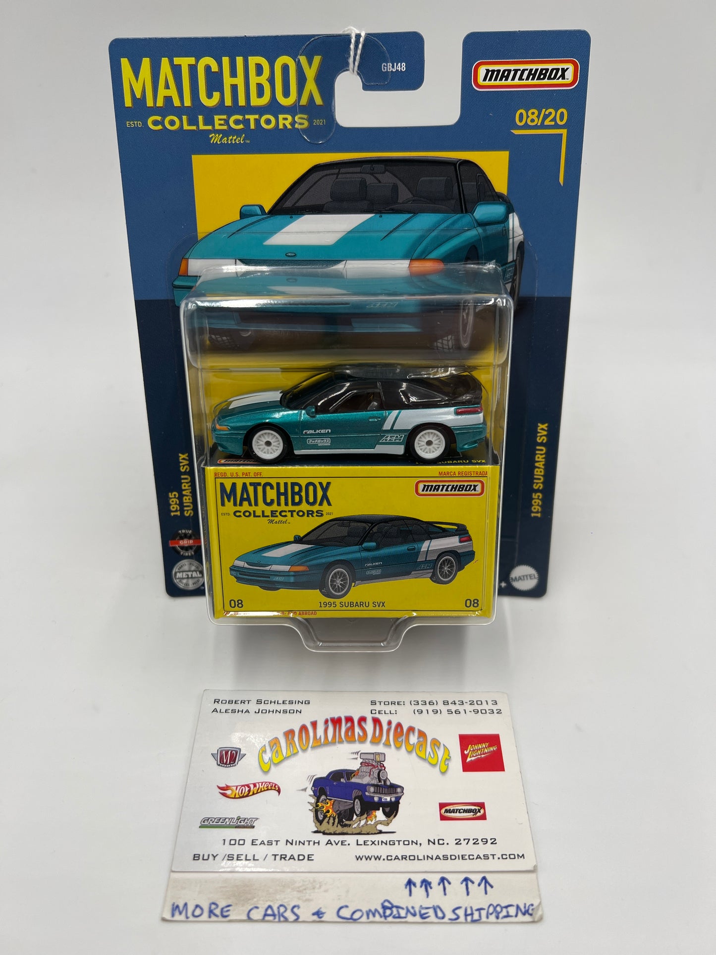 Matchbox Collectors #8 1995 Subaru SVX Teal 170i