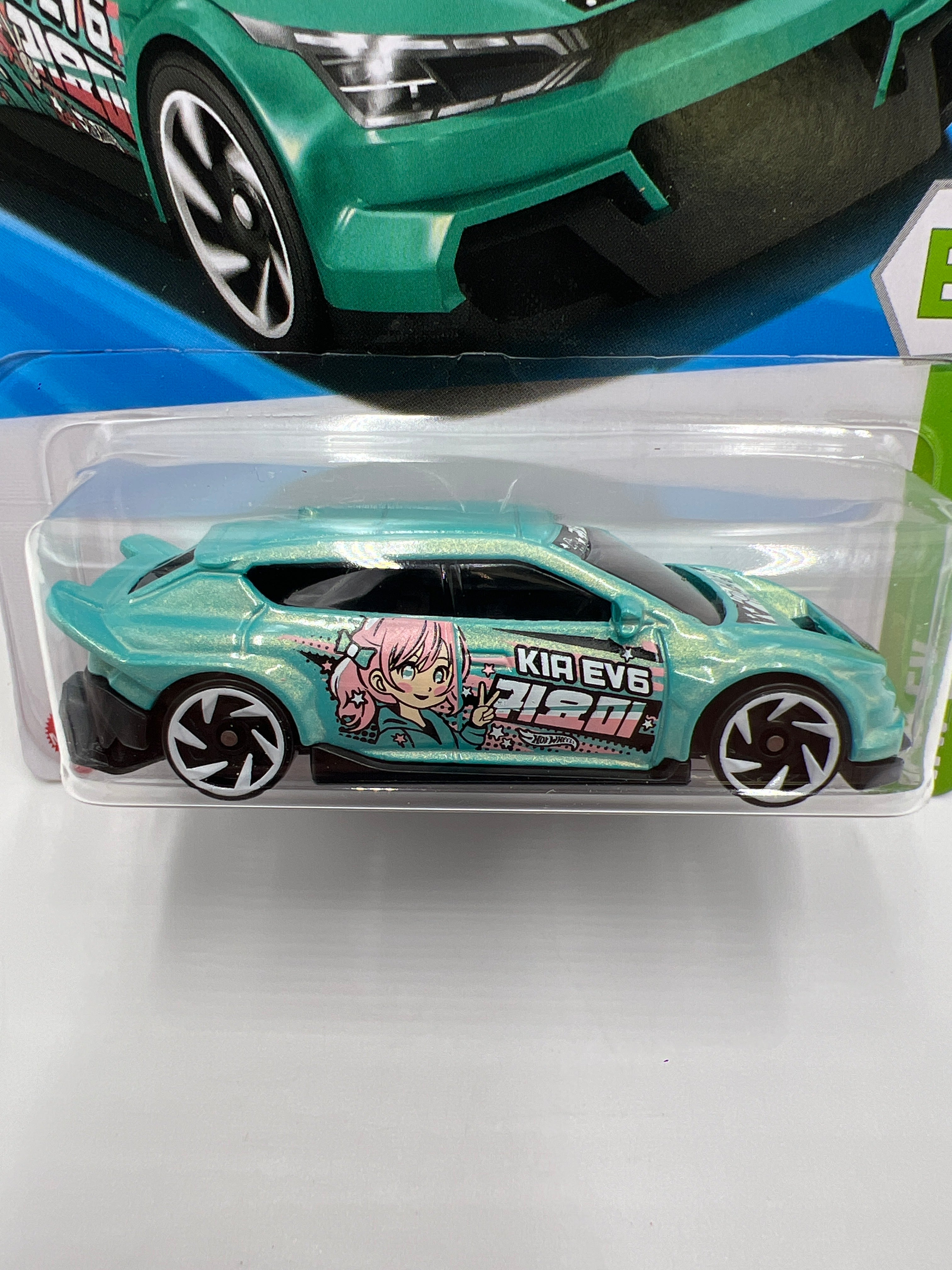 2025 Hot Wheels L Case EV #120 Custom Kia EV6 60G – carolinasdiecast