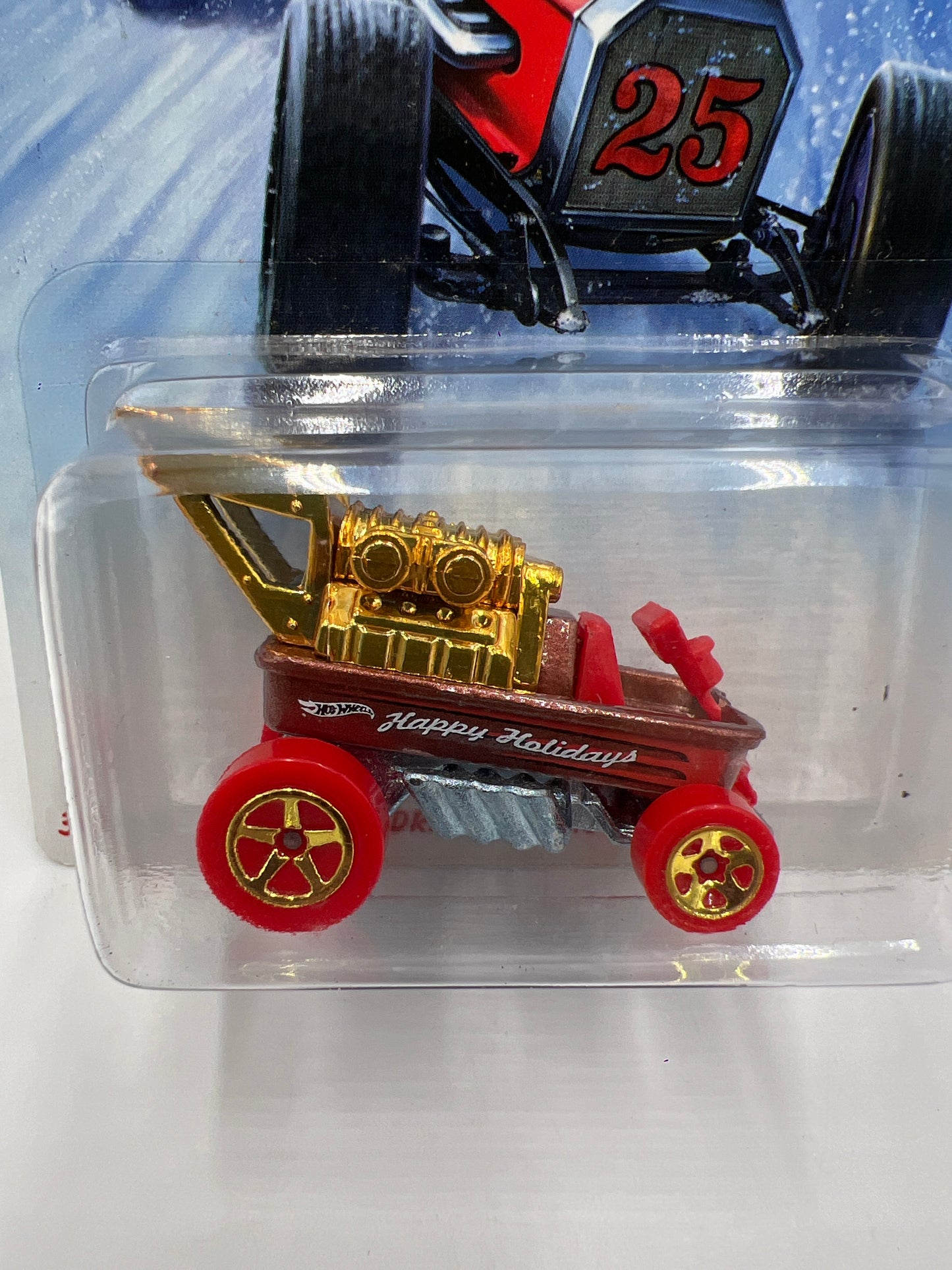2014 Hot Wheels Holiday Hot Rods #7 Draggin Wagon 150D