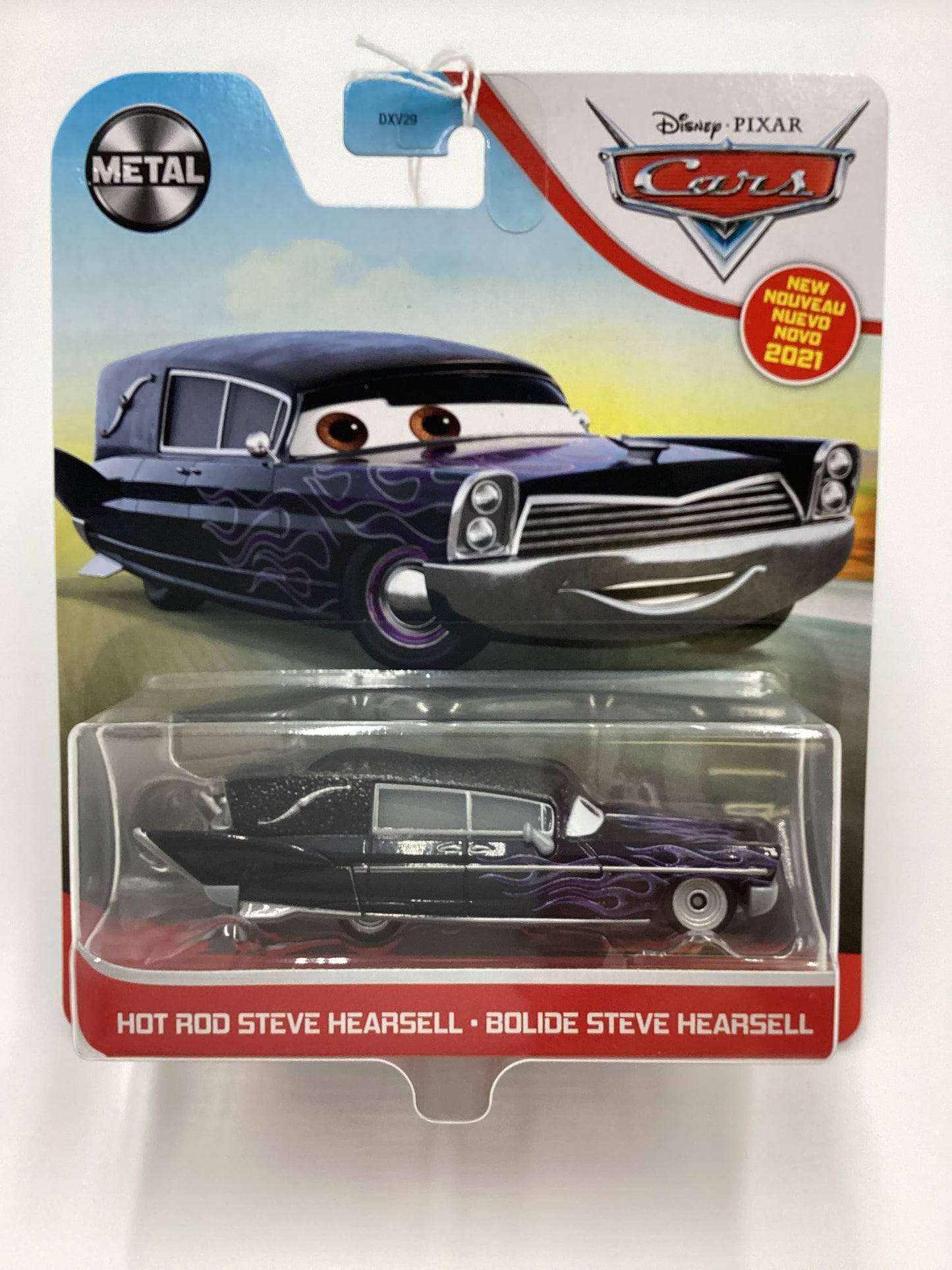 2021 Disney Pixar Cars Hot Rod Steve Hearsell Black 138B