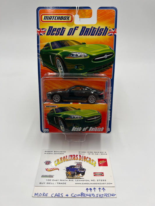 Matchbox Best Of British #5 2006 Jaguar XK Green 171D