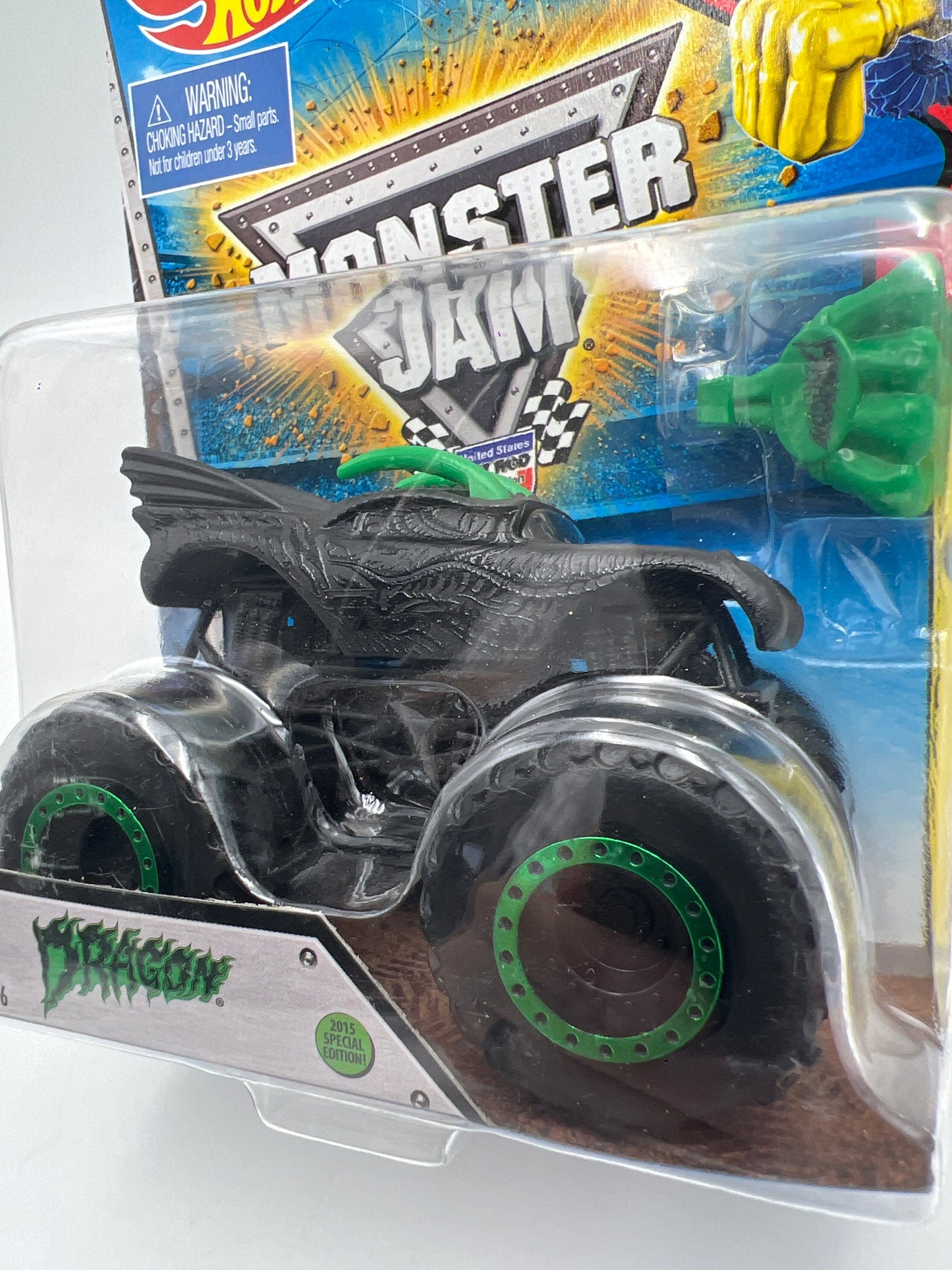 Hot Wheels Monster Jam Black Out CHASE Off-Road Battle Slammer Dragon