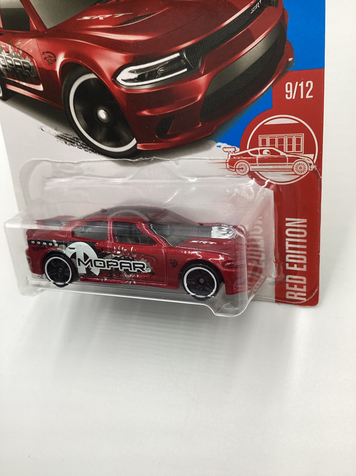 2016 Hot Wheels 15 Dodge Charger SRT Red Edition Cracked Blister 148D