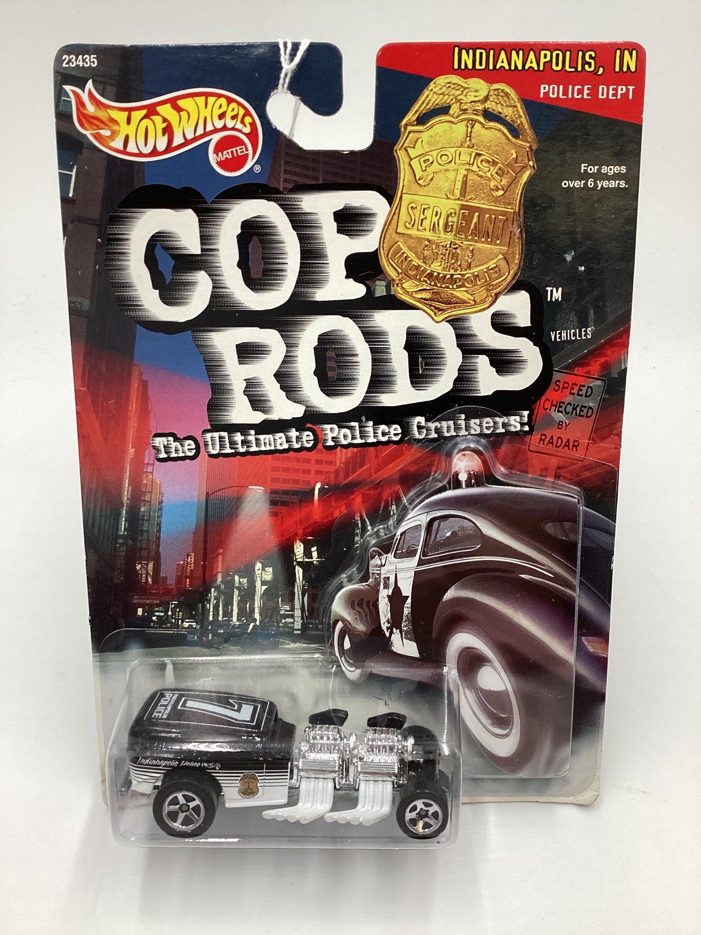 Hot Wheels Cop Rods Indianapolis, IN Police Dept Way 2 Fast (SR)