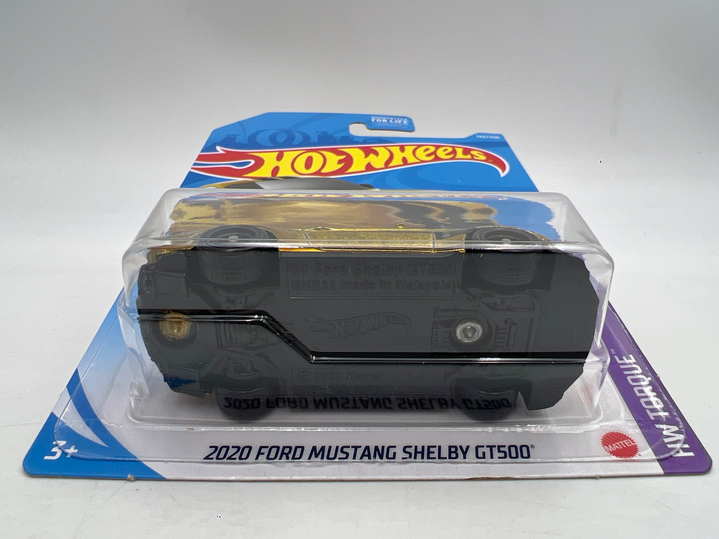 2021 Hot Wheels Super Treasure Hunt #143 2020 Ford Mustang Shelby GT500 Gold W/Protector