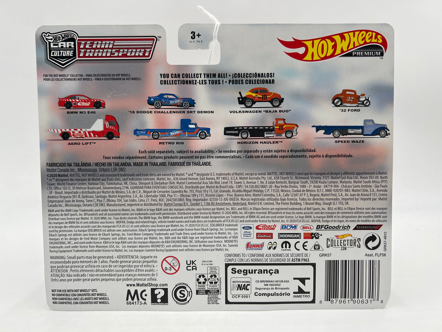 Hot Wheels Car Culture Team Transport #29 BMW M3 E46 & Aero Lift Red