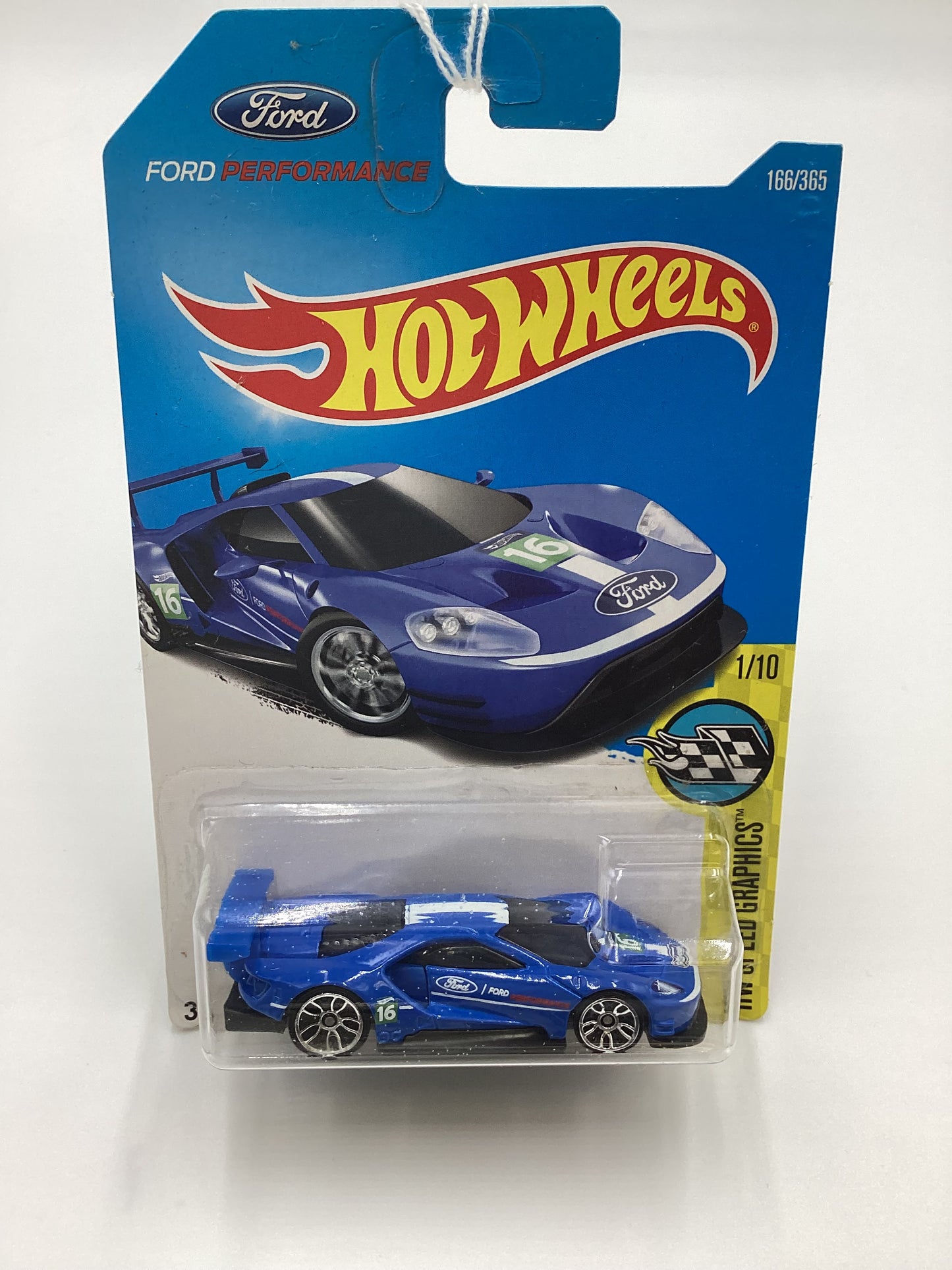 2017 Hot Wheels #166 2016 Ford GT Race 27A